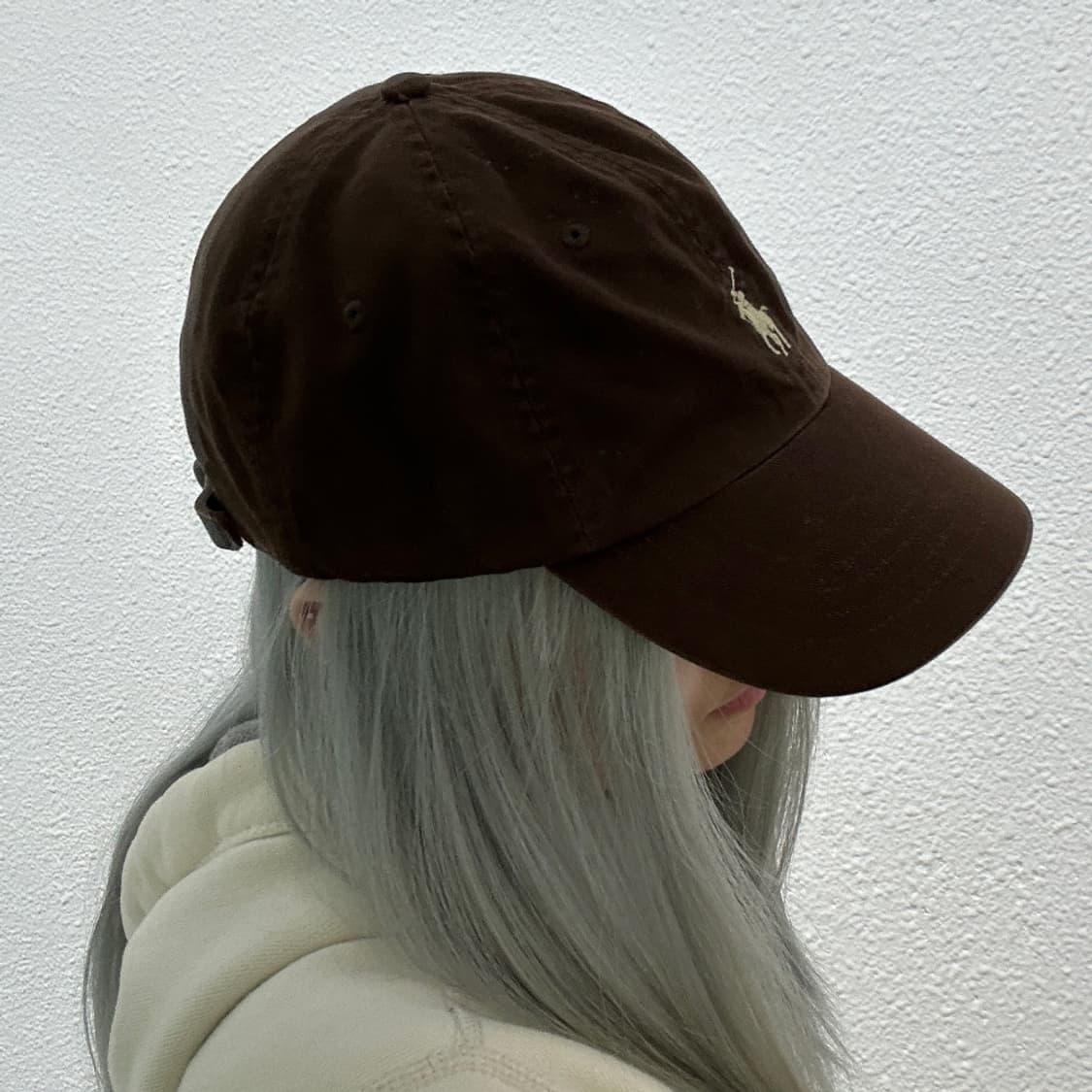 폴로 랄프로렌 베이지포니 브라운 볼캡 상품이미지2