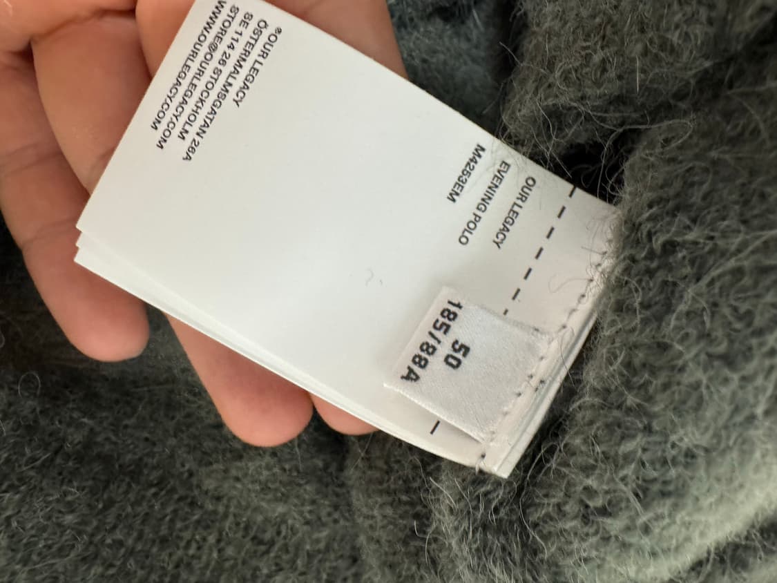 아워레가시 이브닝폴로 모스그린 50사이즈 택없는 새상품 상품이미지4