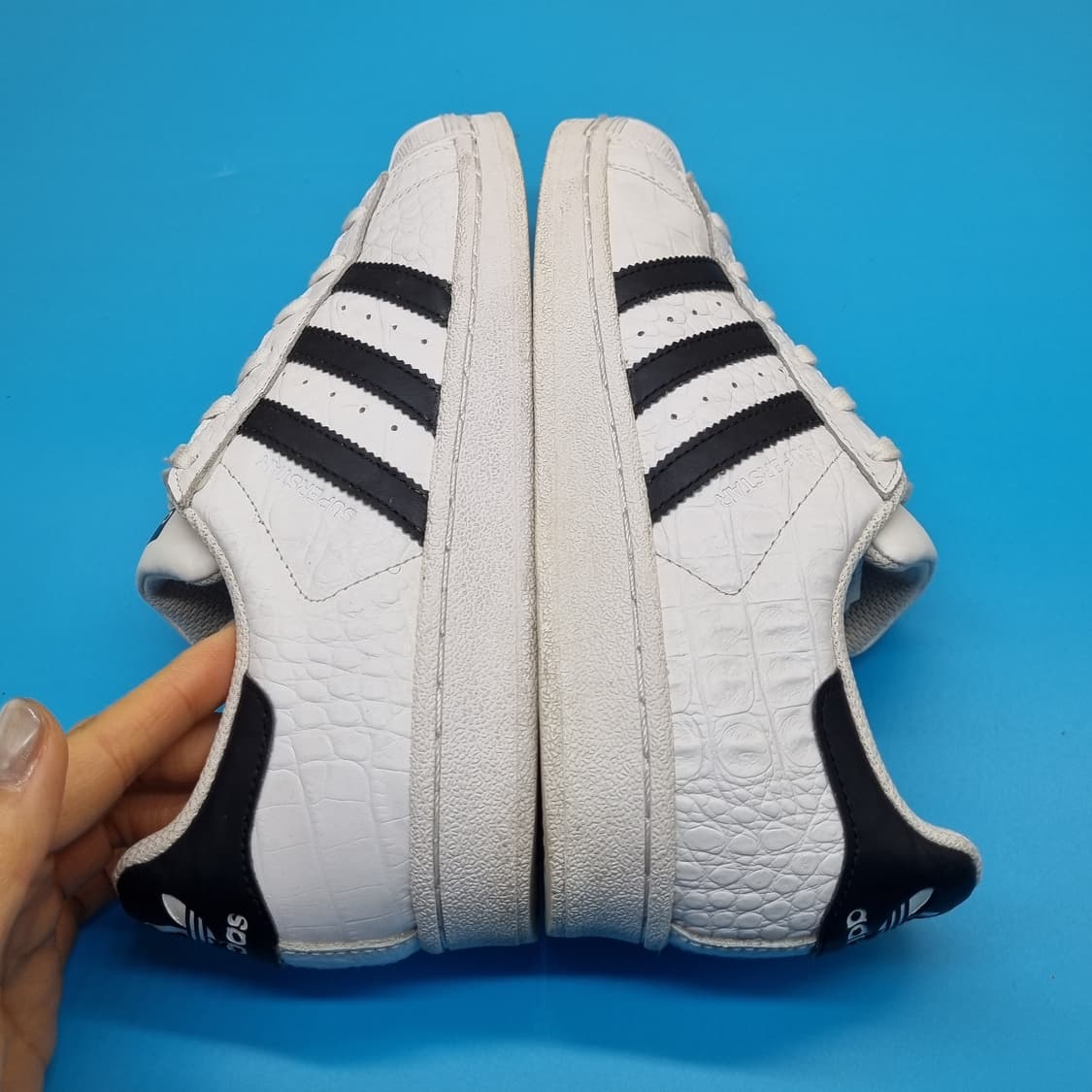 아디다스 슈퍼스타 흰검 운동화230 상품이미지5