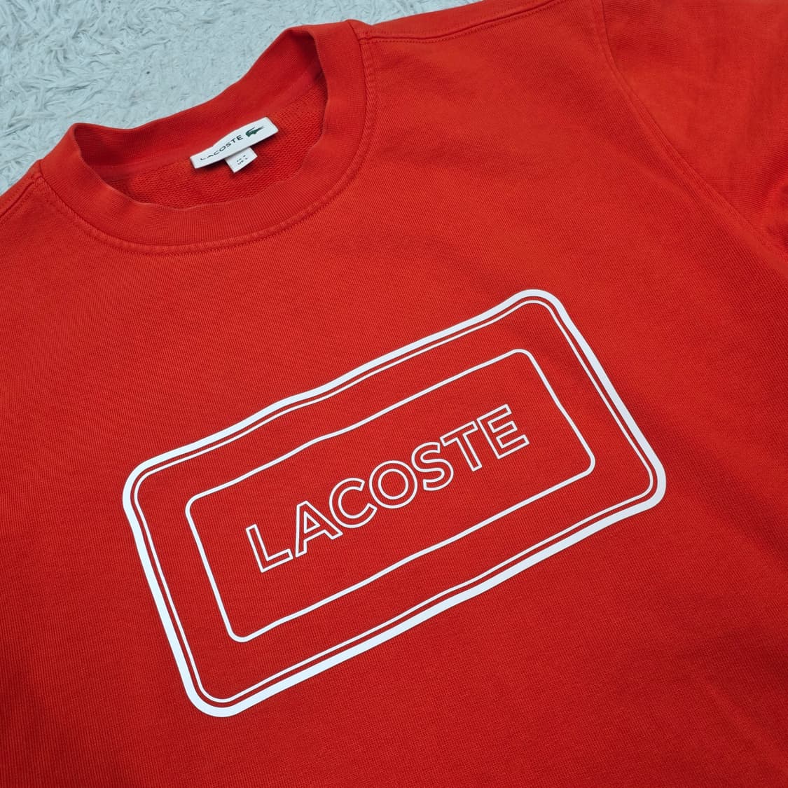 라코스테 남성 리플렉트 로고 스웻 맨투맨 105 상품이미지6