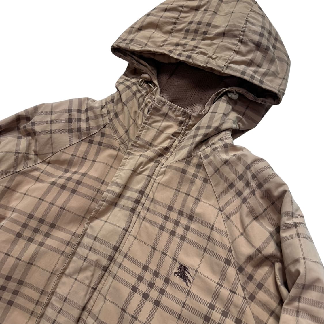 정품 버버리 블루라벨 노바체크 후드자켓 상품이미지2