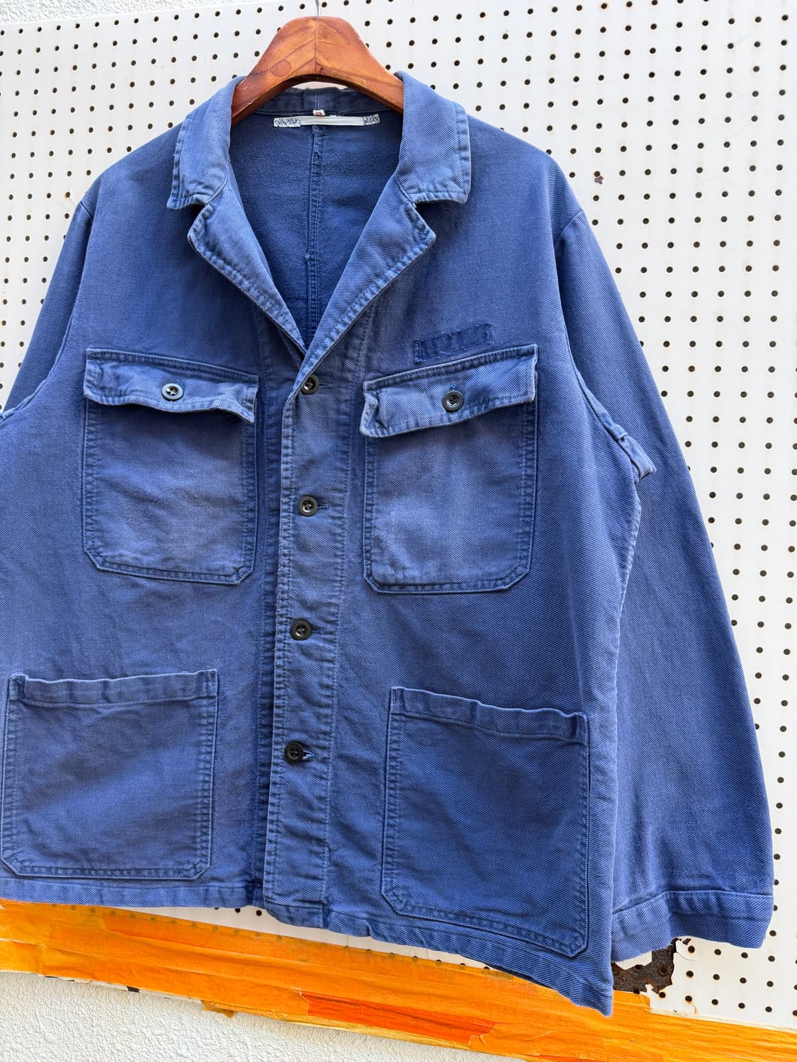 70s EURO MILITARY UTILITY 프렌치 밀리터리 워크자켓 상품이미지4