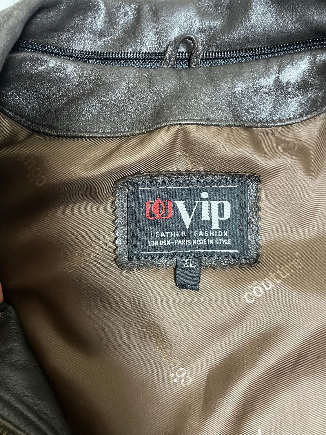 빈티지 VIP 가죽 자켓 XL 상품이미지3