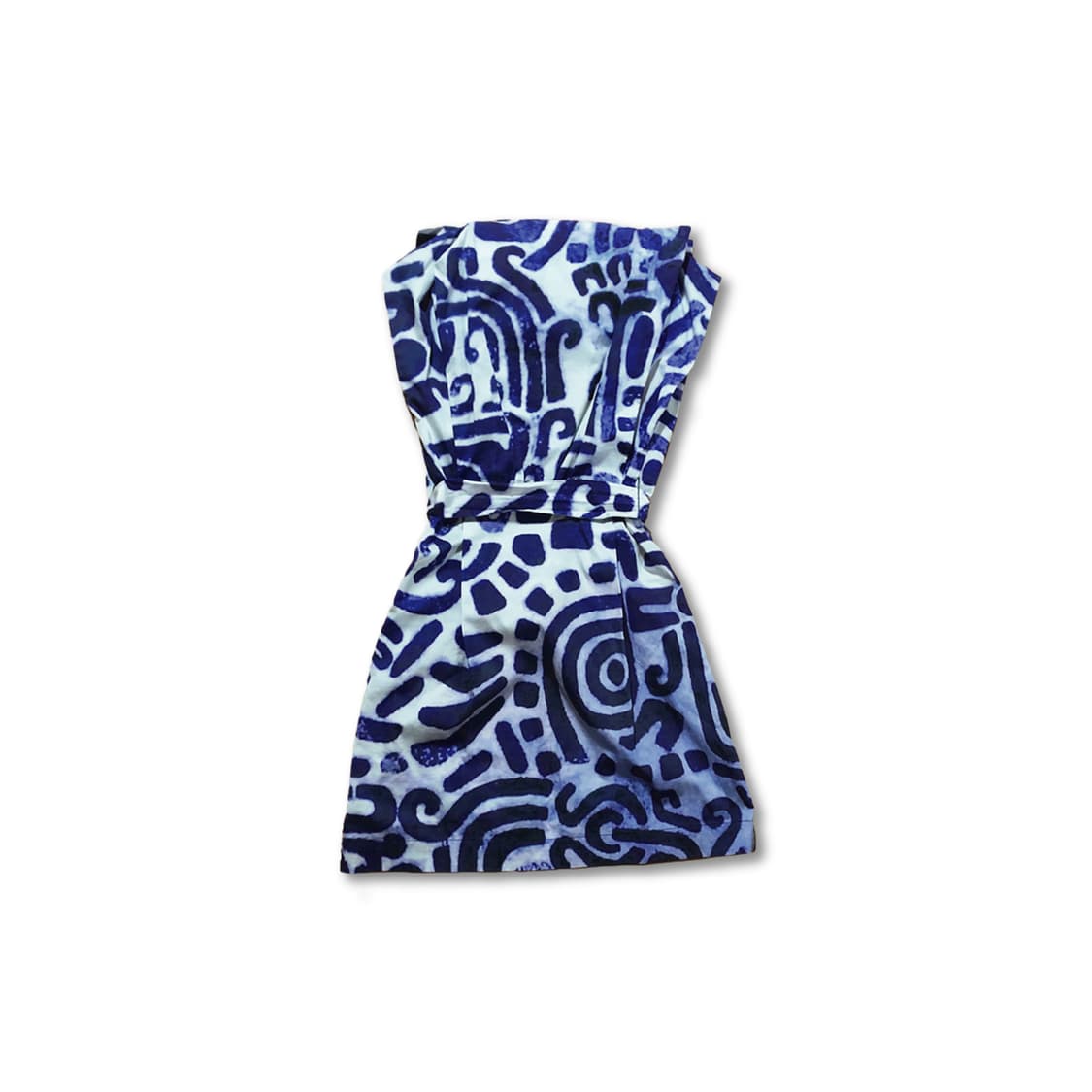 Ancient Motif Gather Sash Dress 상품이미지2