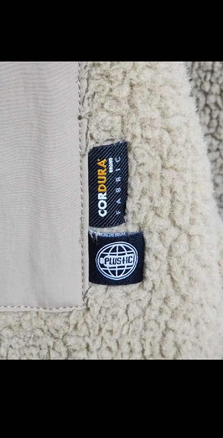 (100) 블랙야크 후리스 점퍼 베이지 뽀글이 플리스 자켓  상품이미지4