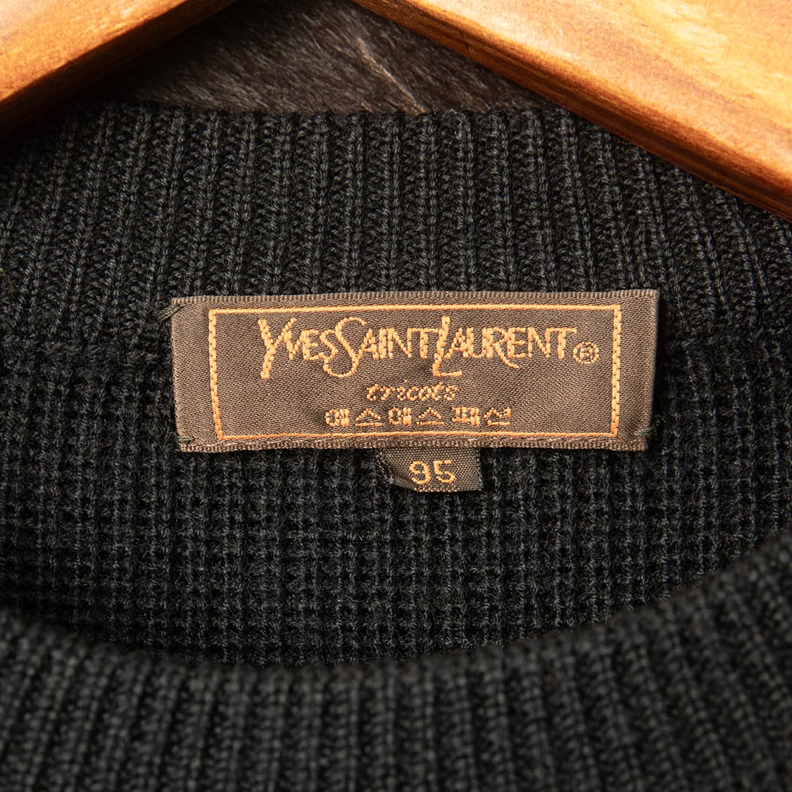 [103] 90s 입생로랑 울 아크릴 케이블 니트  상품이미지5