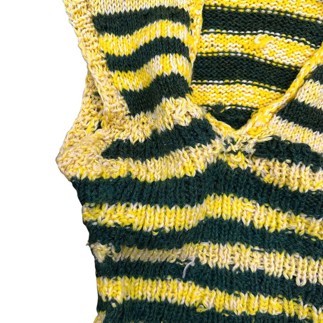 Multi yellow knit vest 상품이미지2