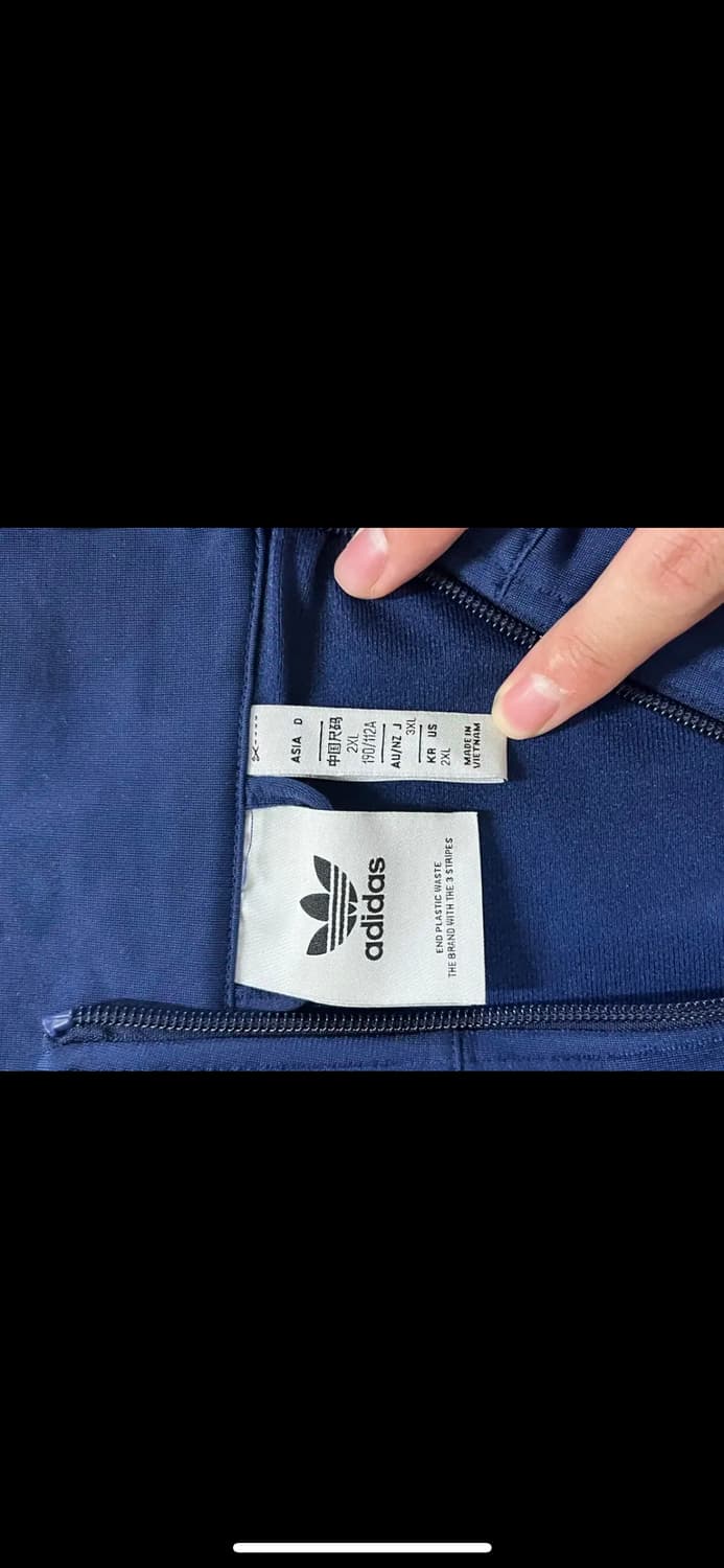 아디다스 파이어버드 트랙탑 다크블루 2XL 상품이미지3