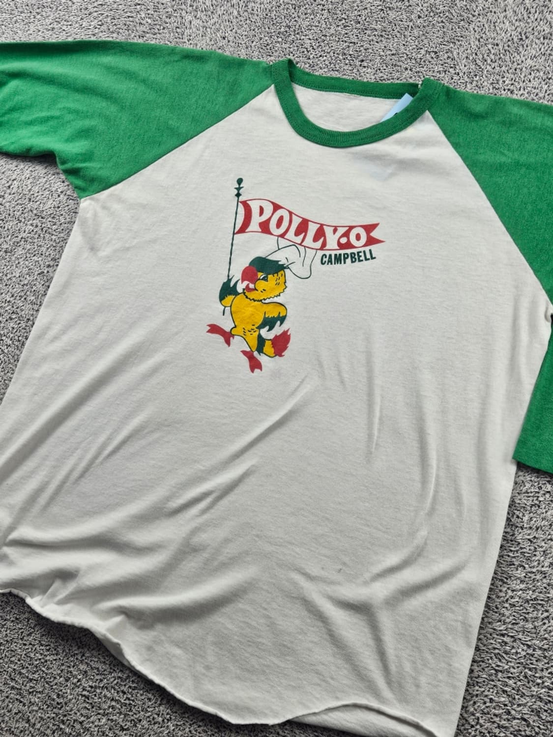 90's POLLY-O 캠벨 싱글스티치 롱슬리브 (L추정) / 11381 상품이미지8