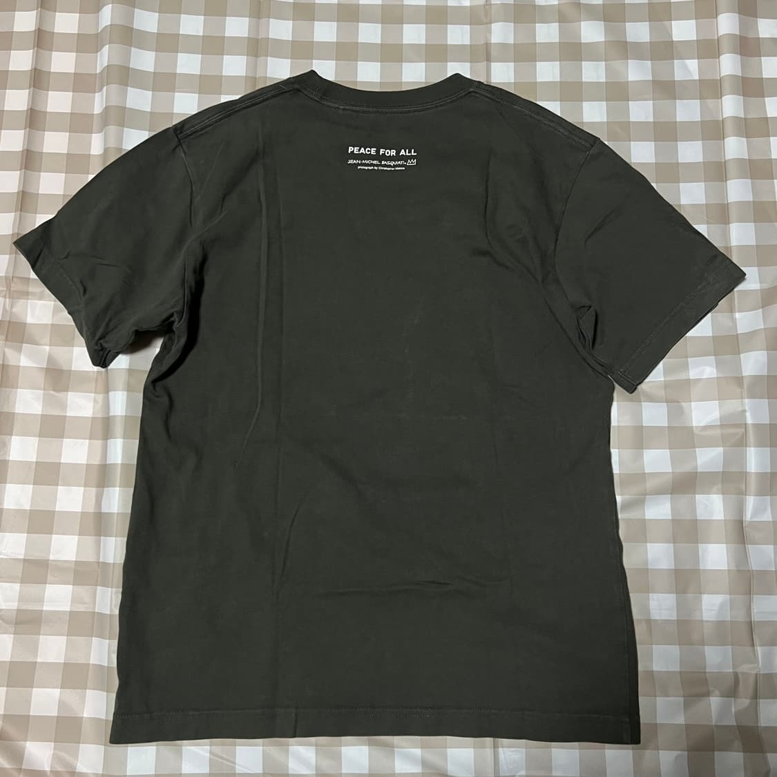 유니클로 바스키아 반팔 S 반팔티 티셔츠 빈티지 라운드넥 상품이미지3