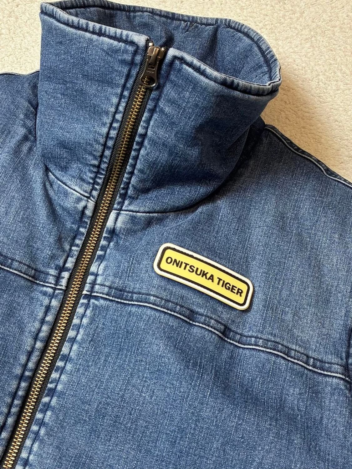 오니츠카타이거 19AW 피그먼트 데님 베스트 PN7586 상품이미지3
