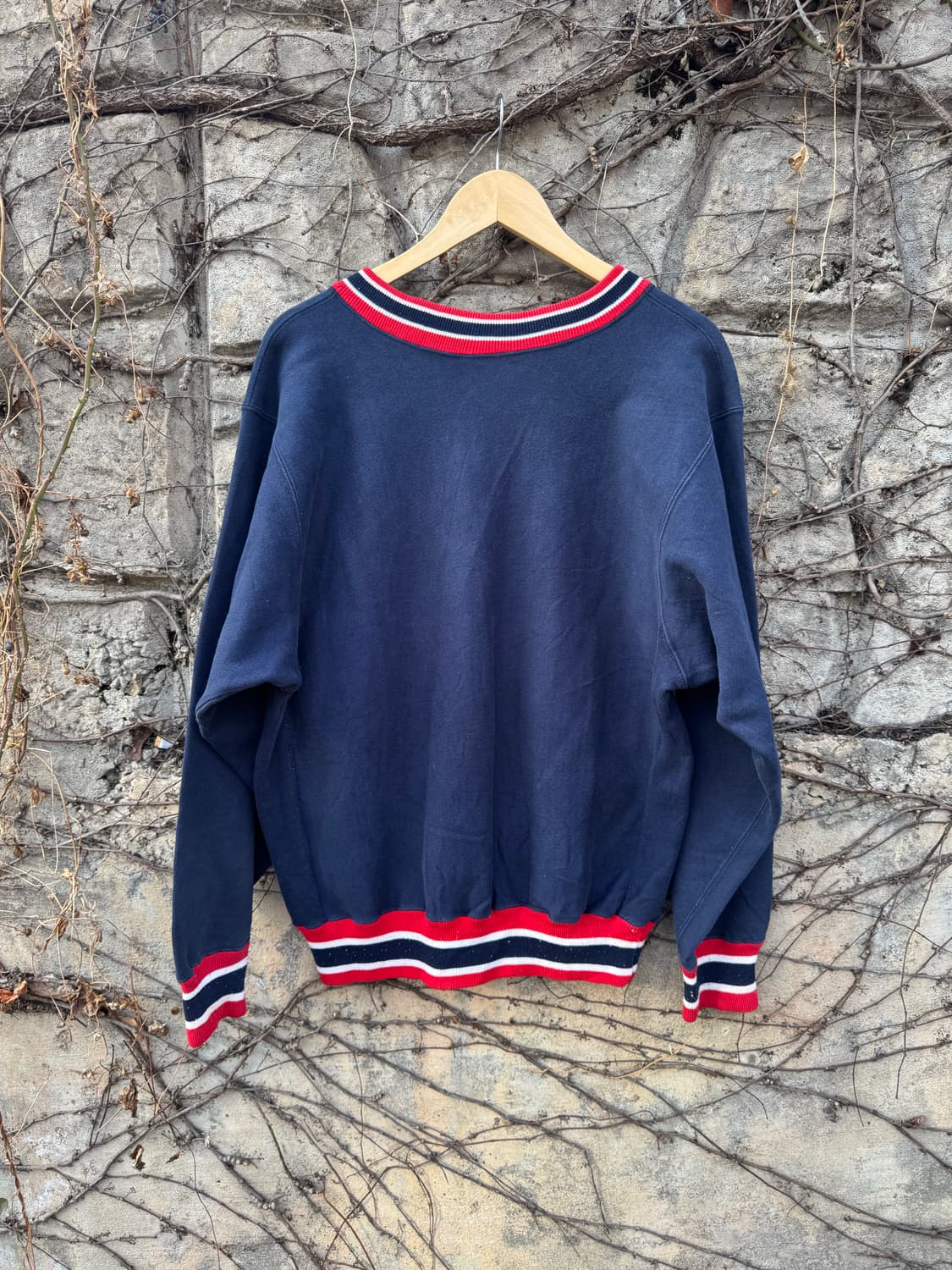 90s 챔피온 usa 빈티지 v-neck 리버스위브 스웻 셔츠 맨투맨 상품이미지2