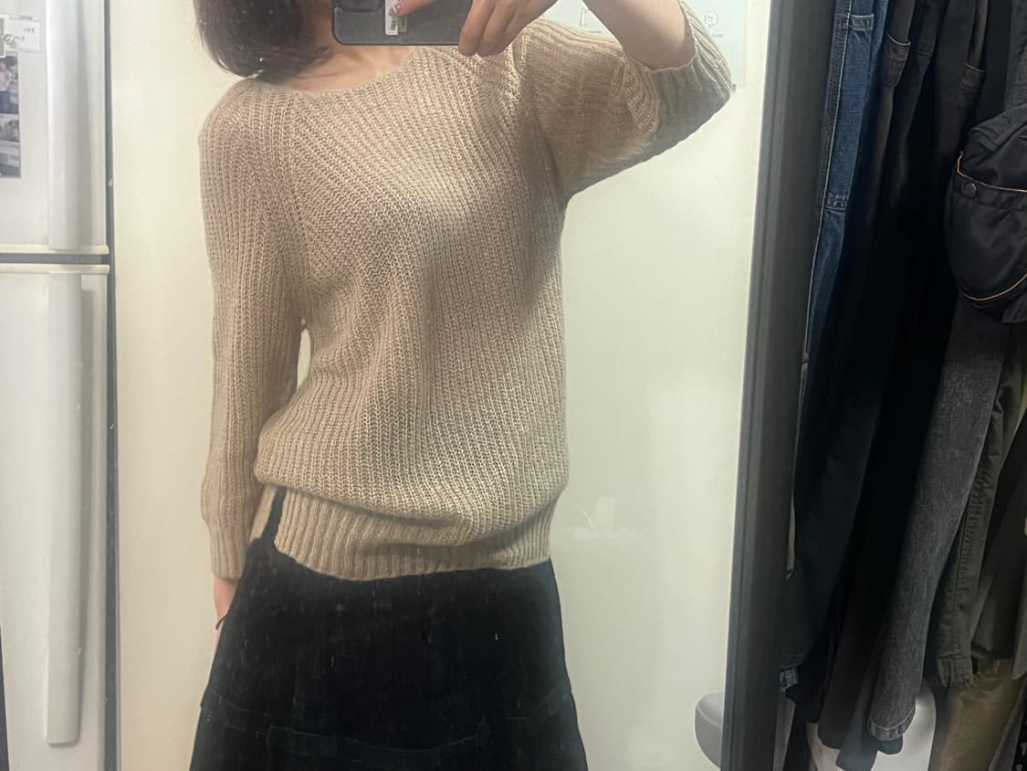 Sm2 모리걸 7부 여리 니트 상품이미지1