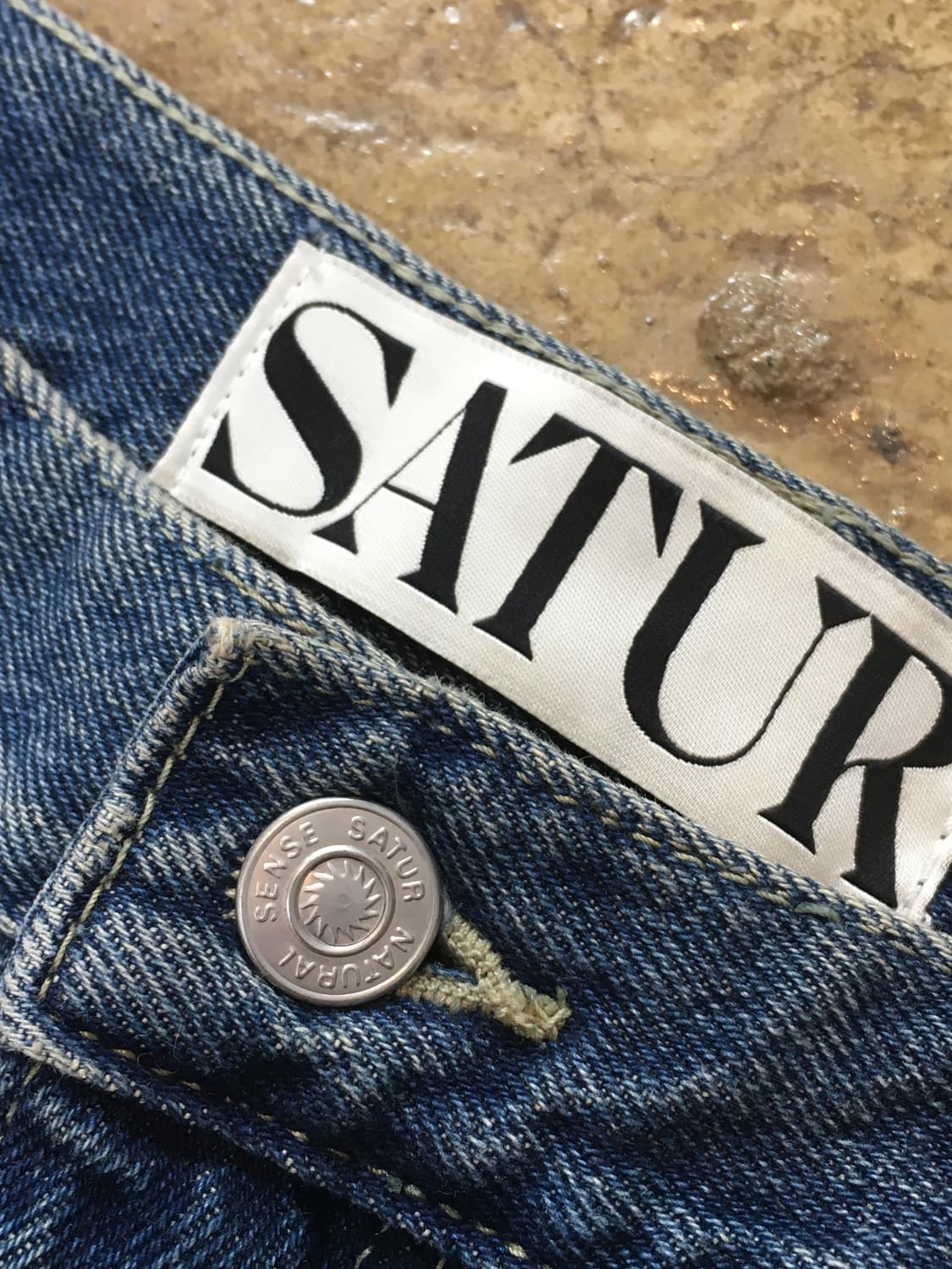 세터 와이드 워싱 데님팬츠 상품이미지6