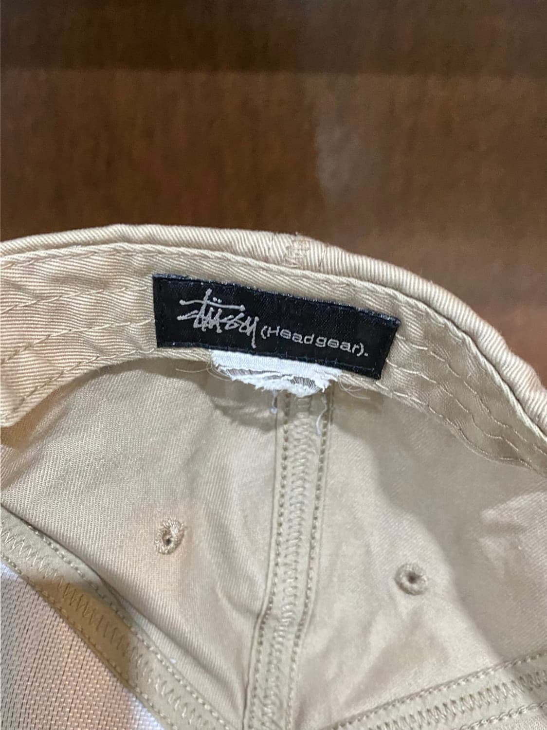 90's STUSSY headgear cap 90년대 스투시 일자챙 상품이미지9