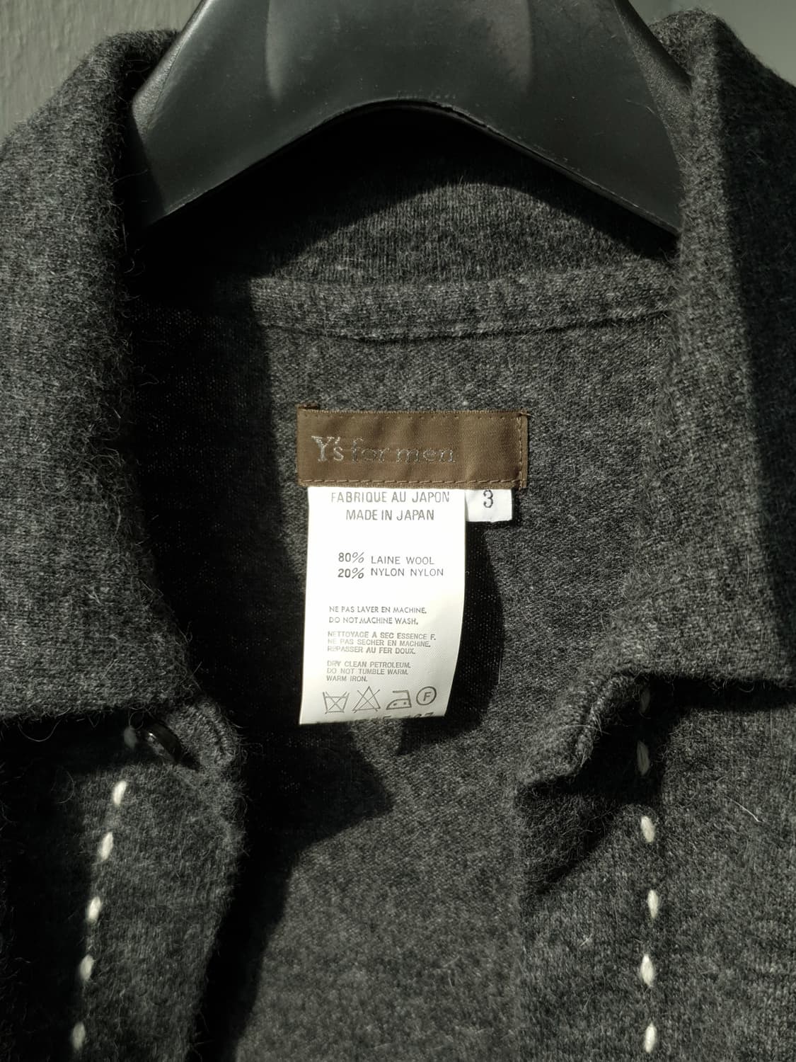 Y's wool shirt by Yohji Yamamoto 상품이미지8