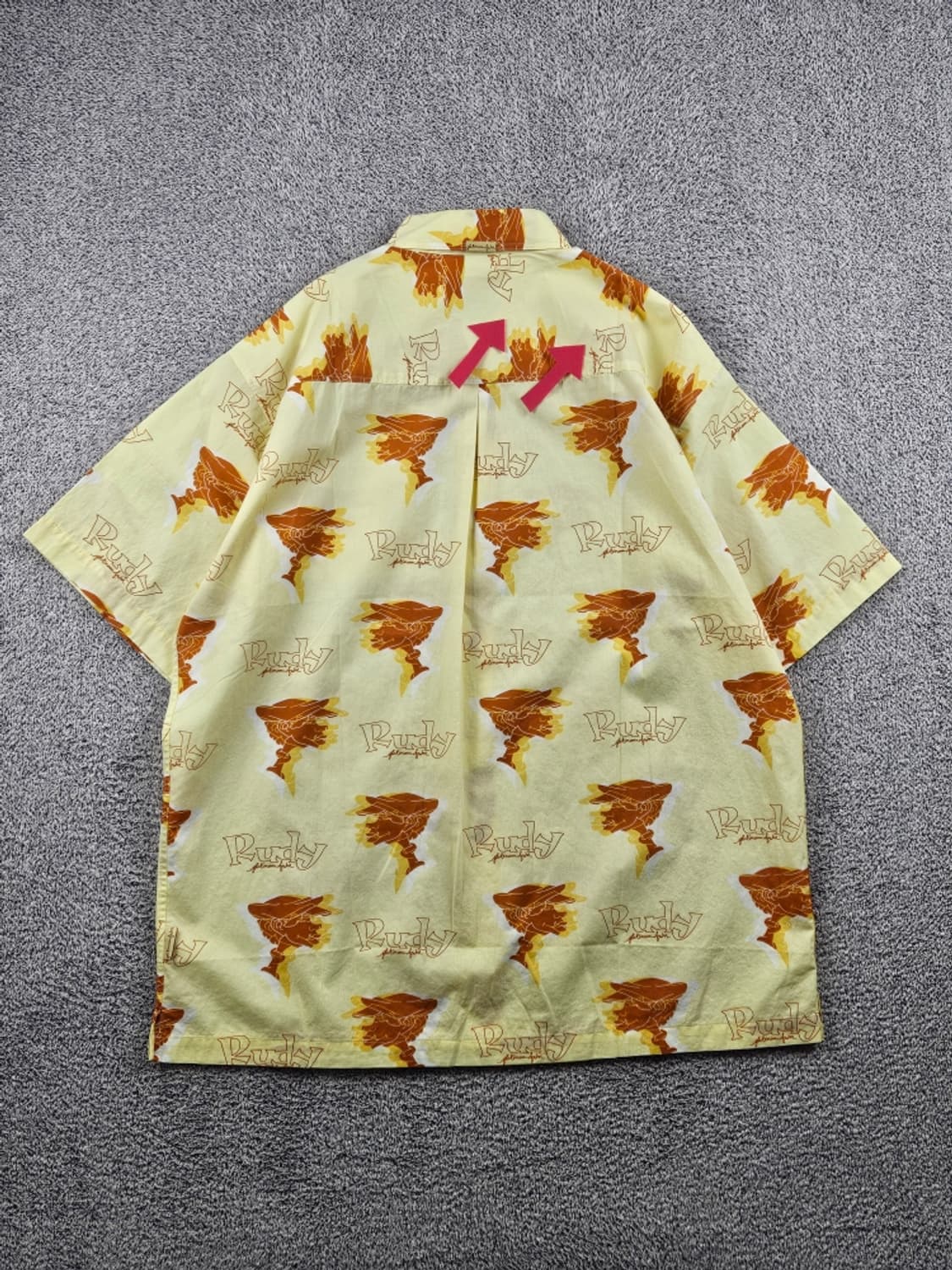 후부 올드스쿨 루디 반팔 셔츠 ( 2XL ) / 12707 상품이미지3