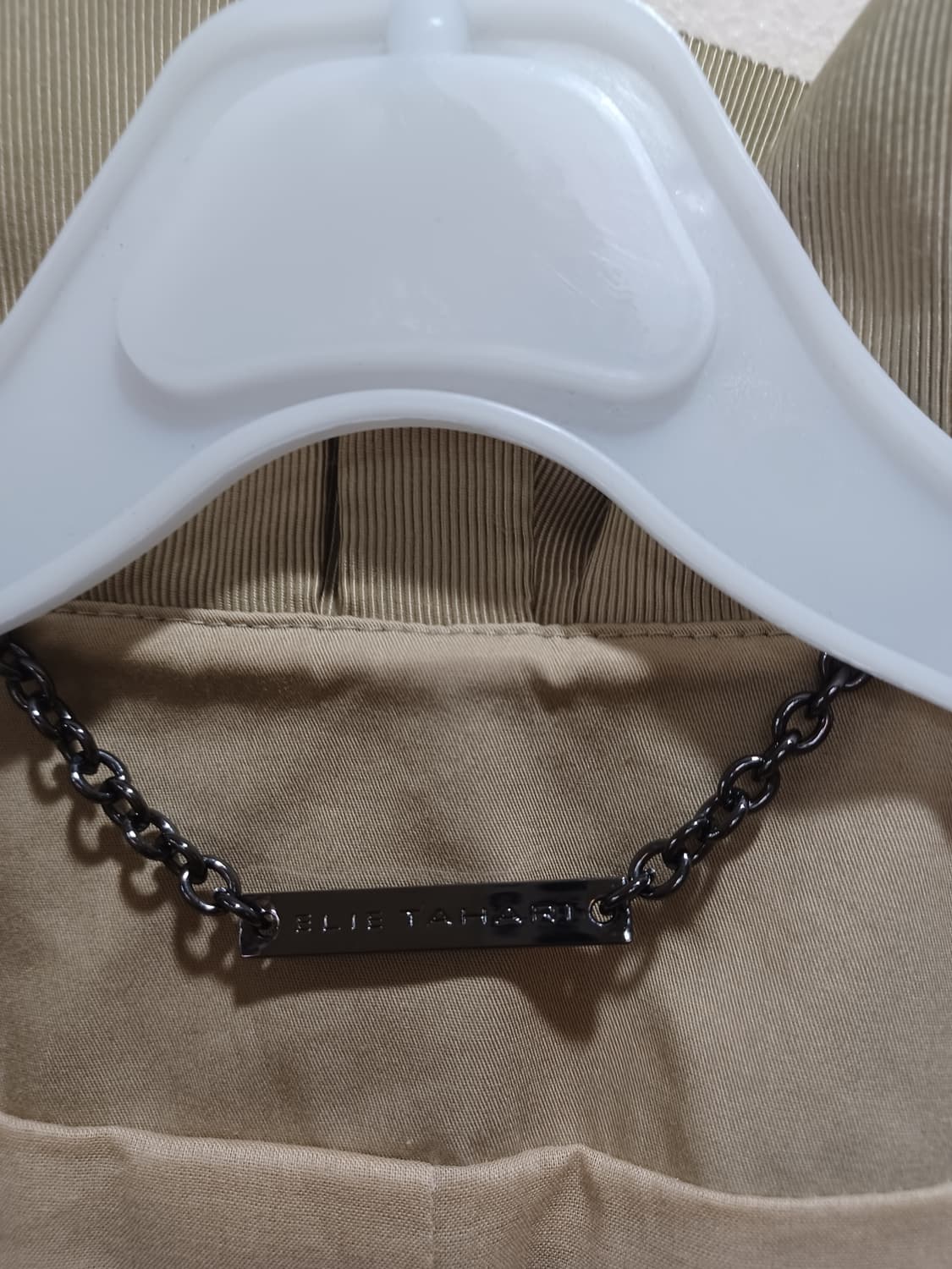 elie tahari 엘리 타하리 연카키색 레이스 코트  상품이미지3