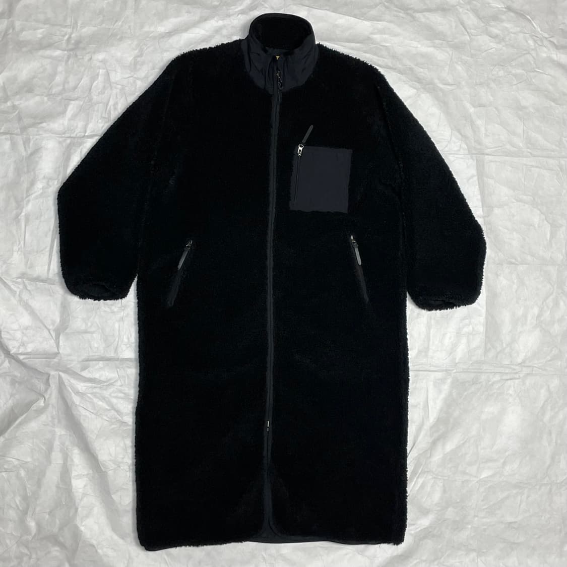 2) 하이드아웃 지킬 앤 하이드 후리스 롱 코트 상품이미지1