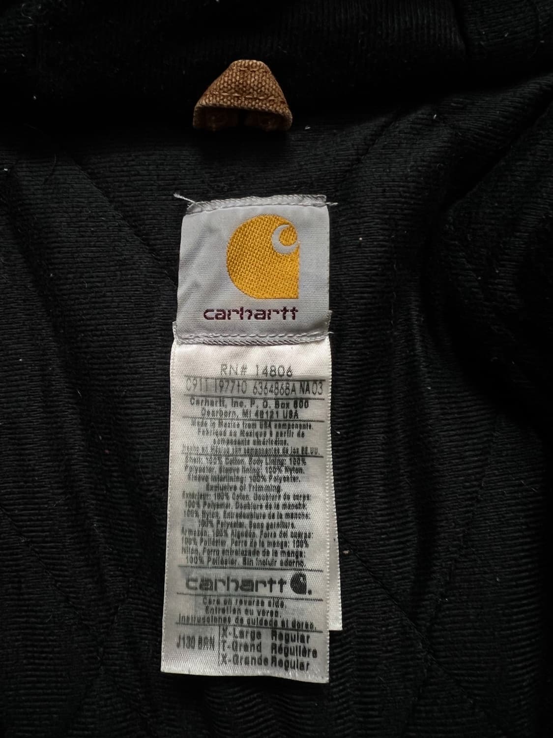 칼하트 J130 덕 액티브 자켓 상품이미지5