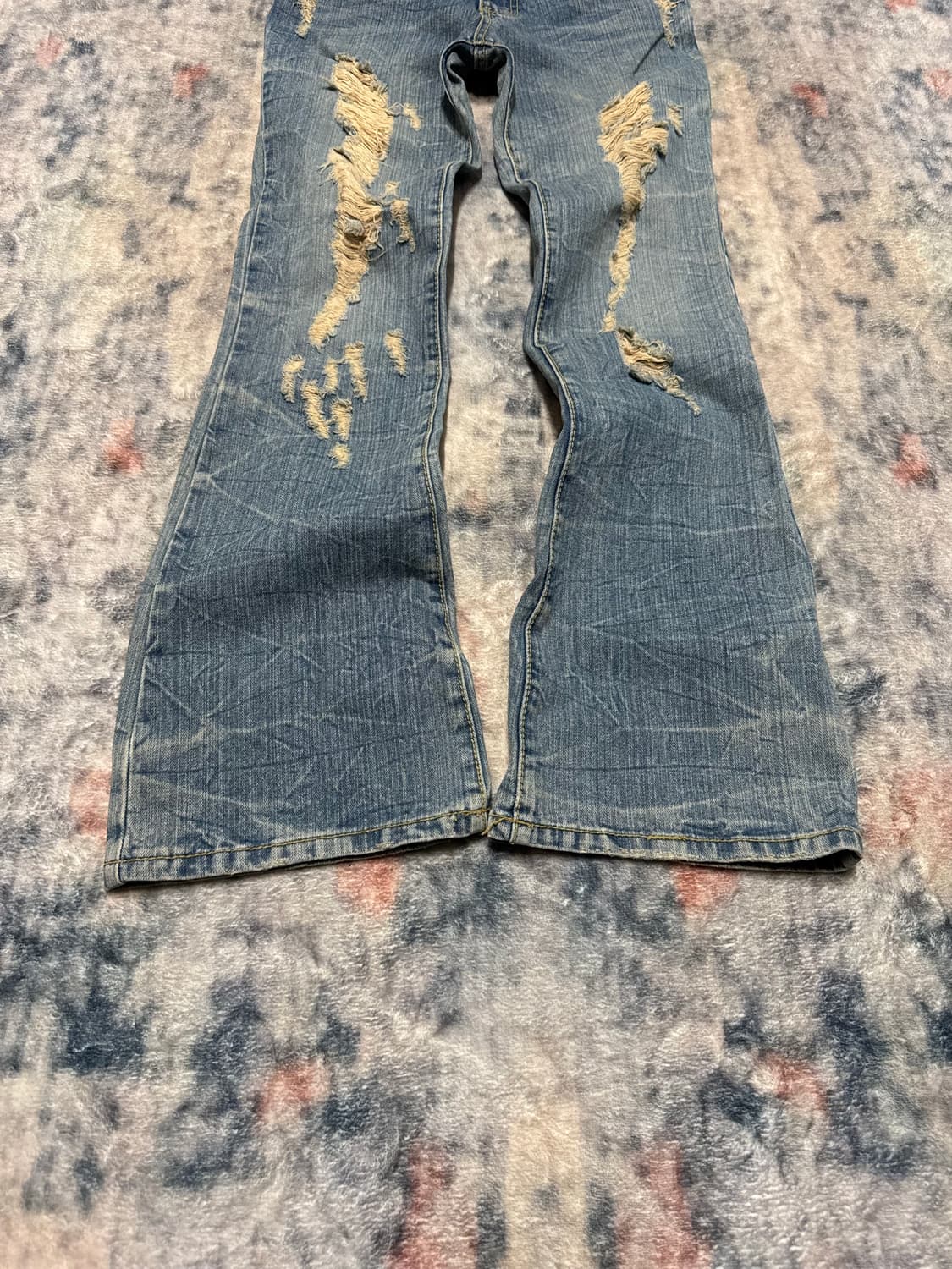 Colza 00s damaged boots cut denim pants 상품이미지4