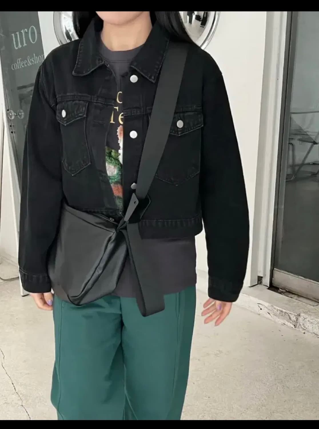 지그재그 데님 자켓 상품이미지3