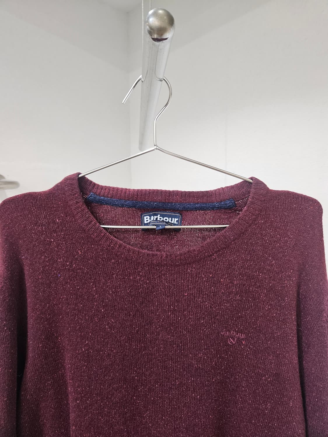 바버 라운드넥 니트 상품이미지2