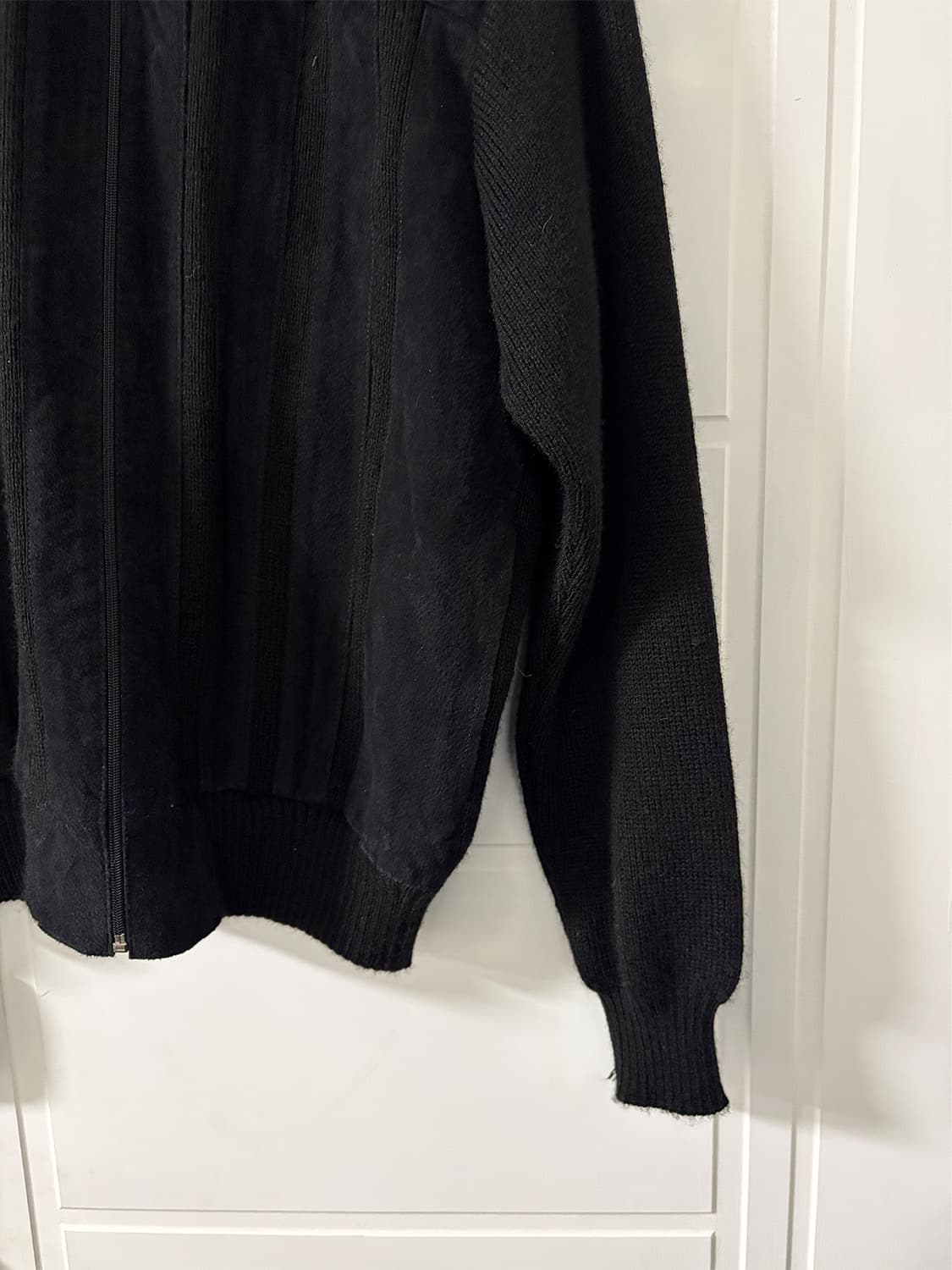 90s 빈티지 레더 스웨이드 집업 자켓 상품이미지6