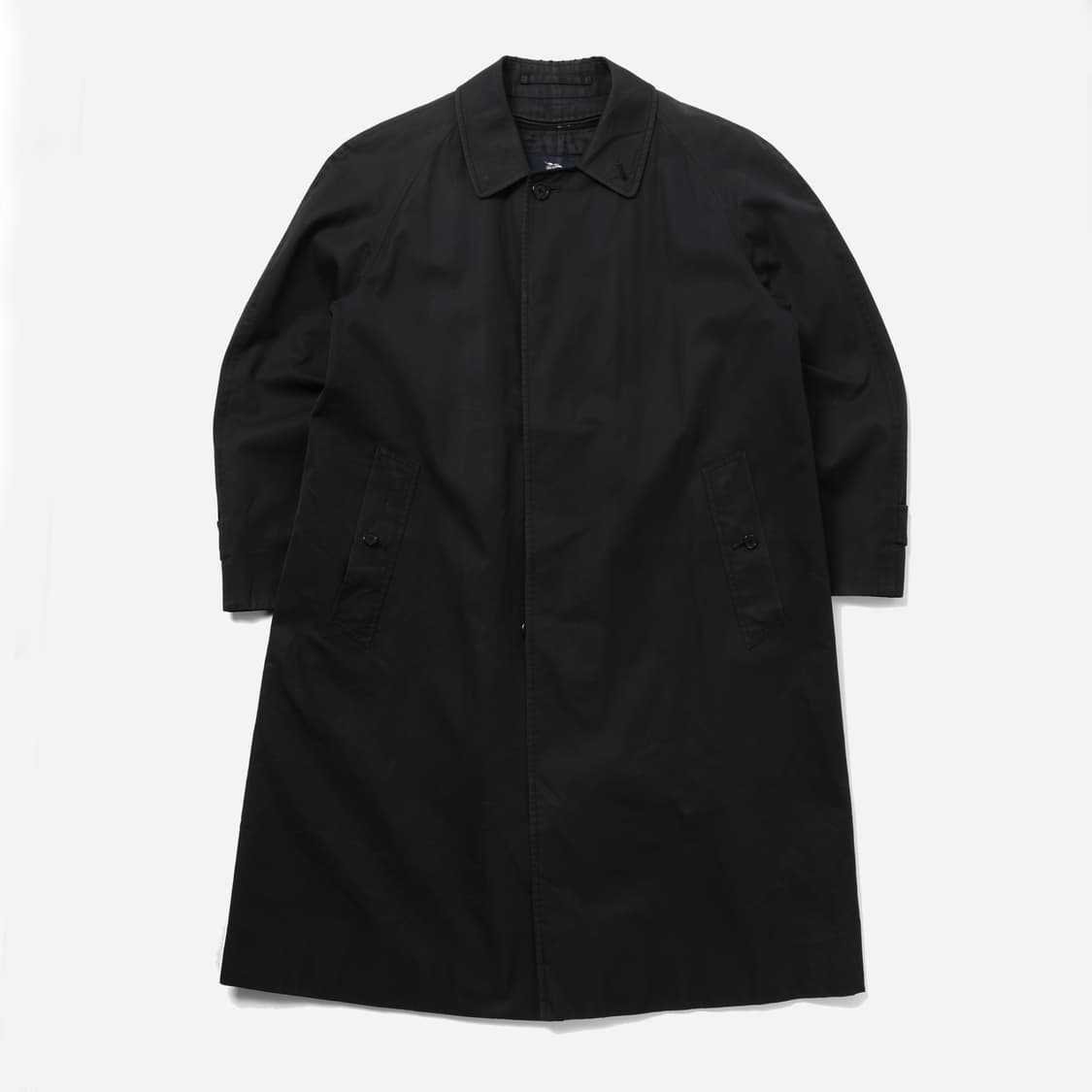 버버리 블랙 싱글 트렌치 코트   상품이미지2