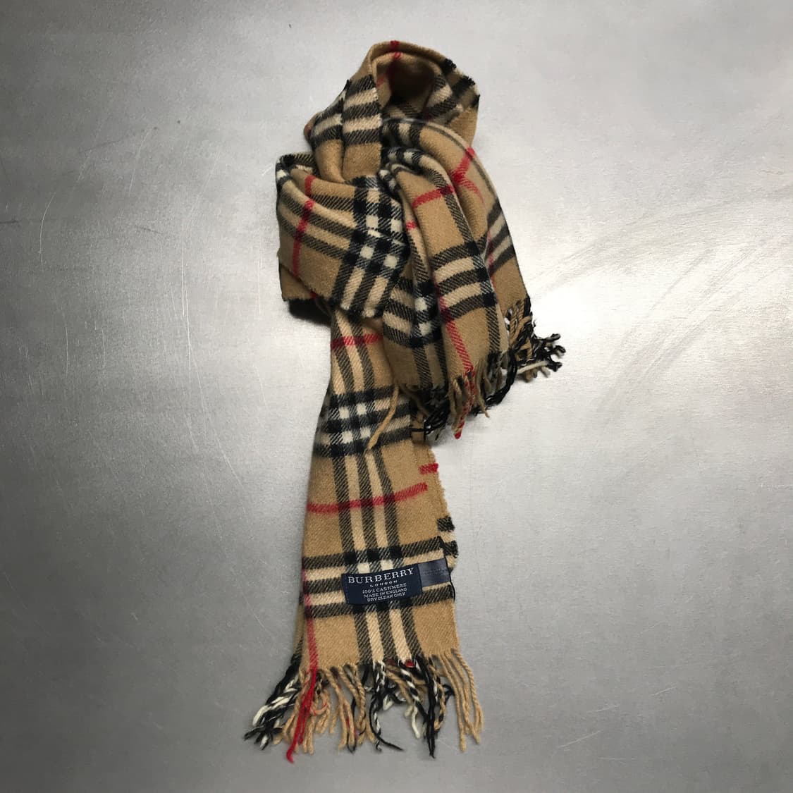 버버리 정품 캐시미어 머플러 베이지 상품이미지1
