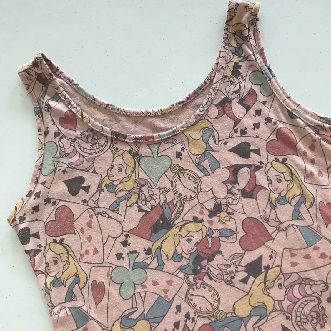 85-90 빈티지 y2k 앨리스 슬리브리스 나시 탑  상품이미지2