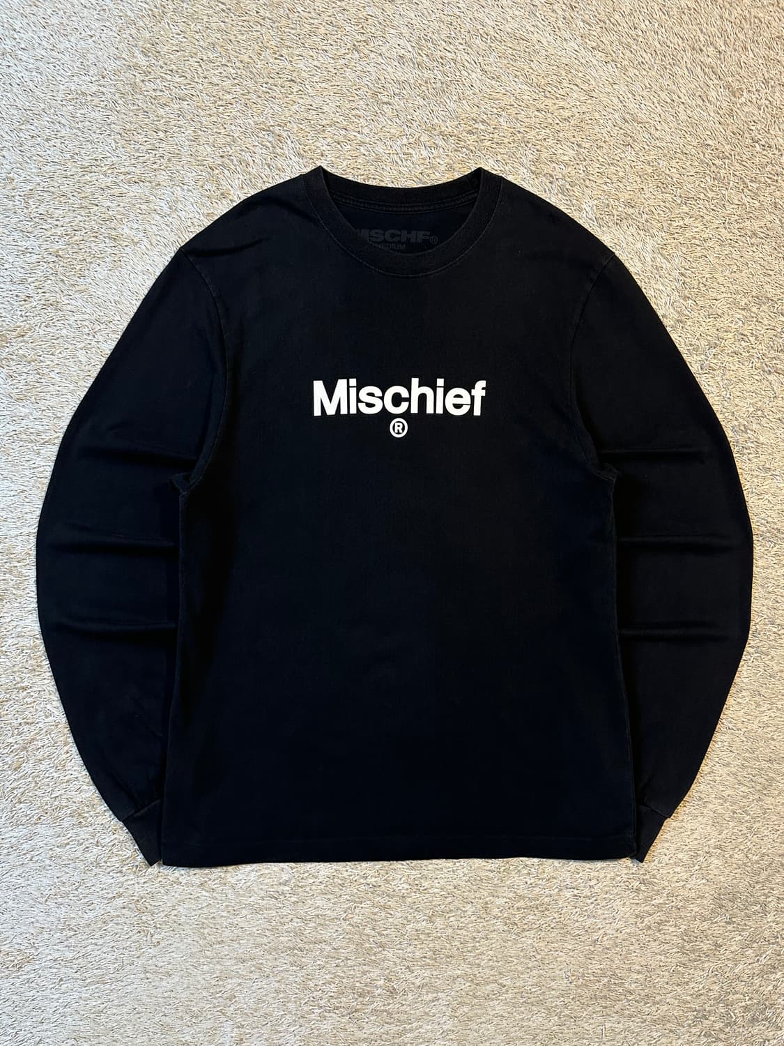 미스치프 MSCHF 유니폼 로고 롱슬리브 블랙 상품이미지1