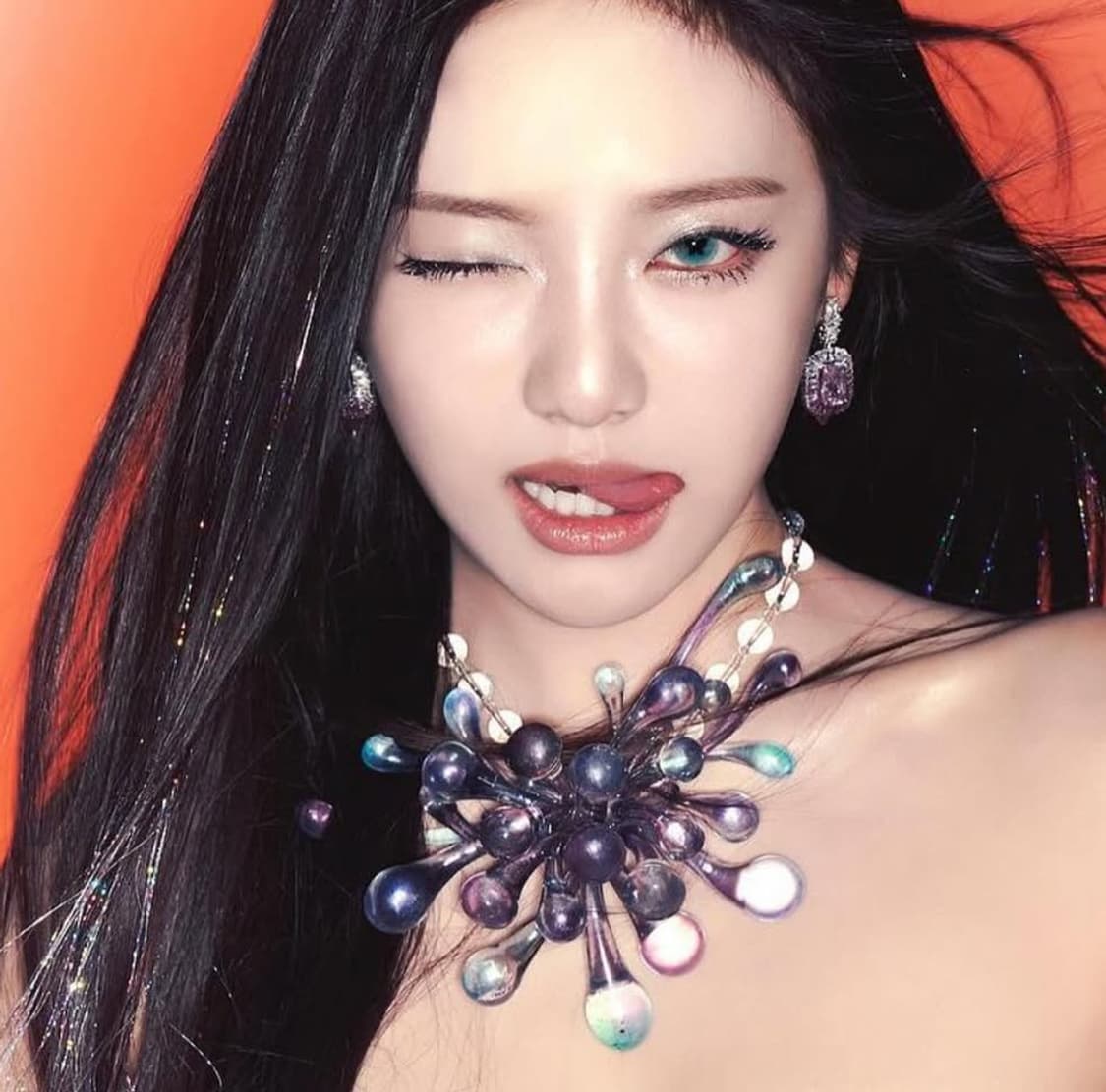 MMWD anemone necklace jade 상품이미지1