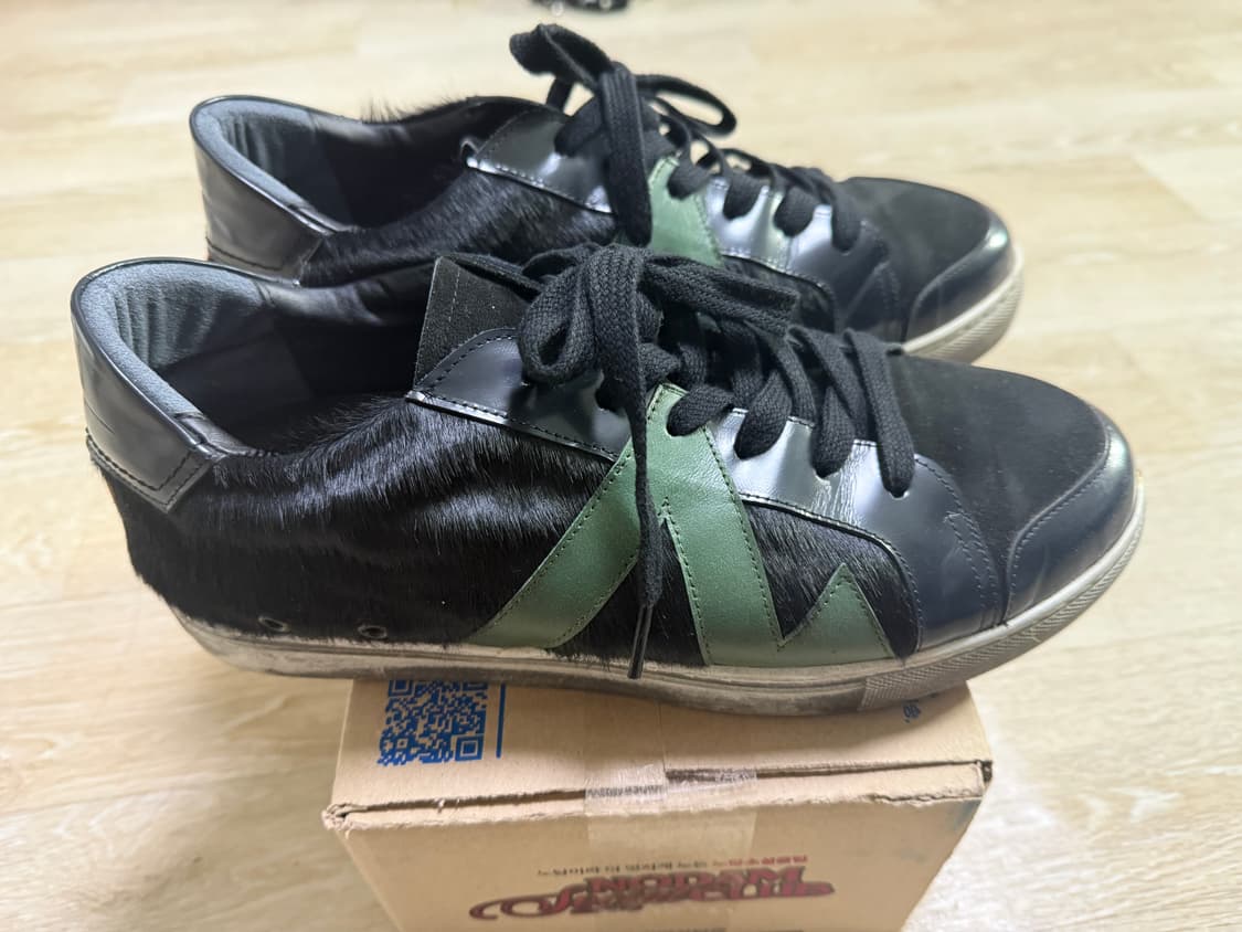 렉켄 송치가죽 스니커즈 280사이즈 상품이미지1