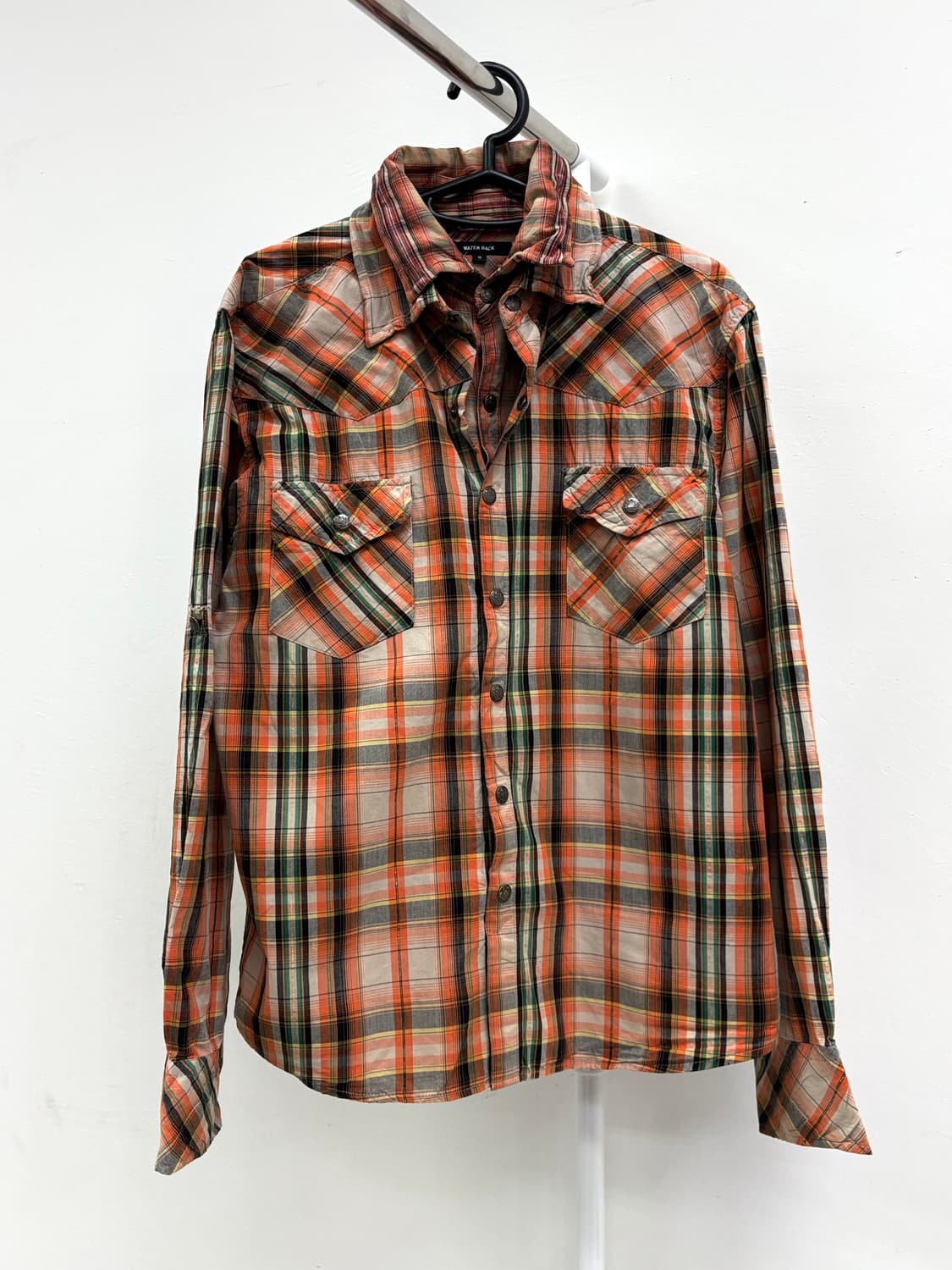 빈티지 레이어드 체크 셔츠 상품이미지6