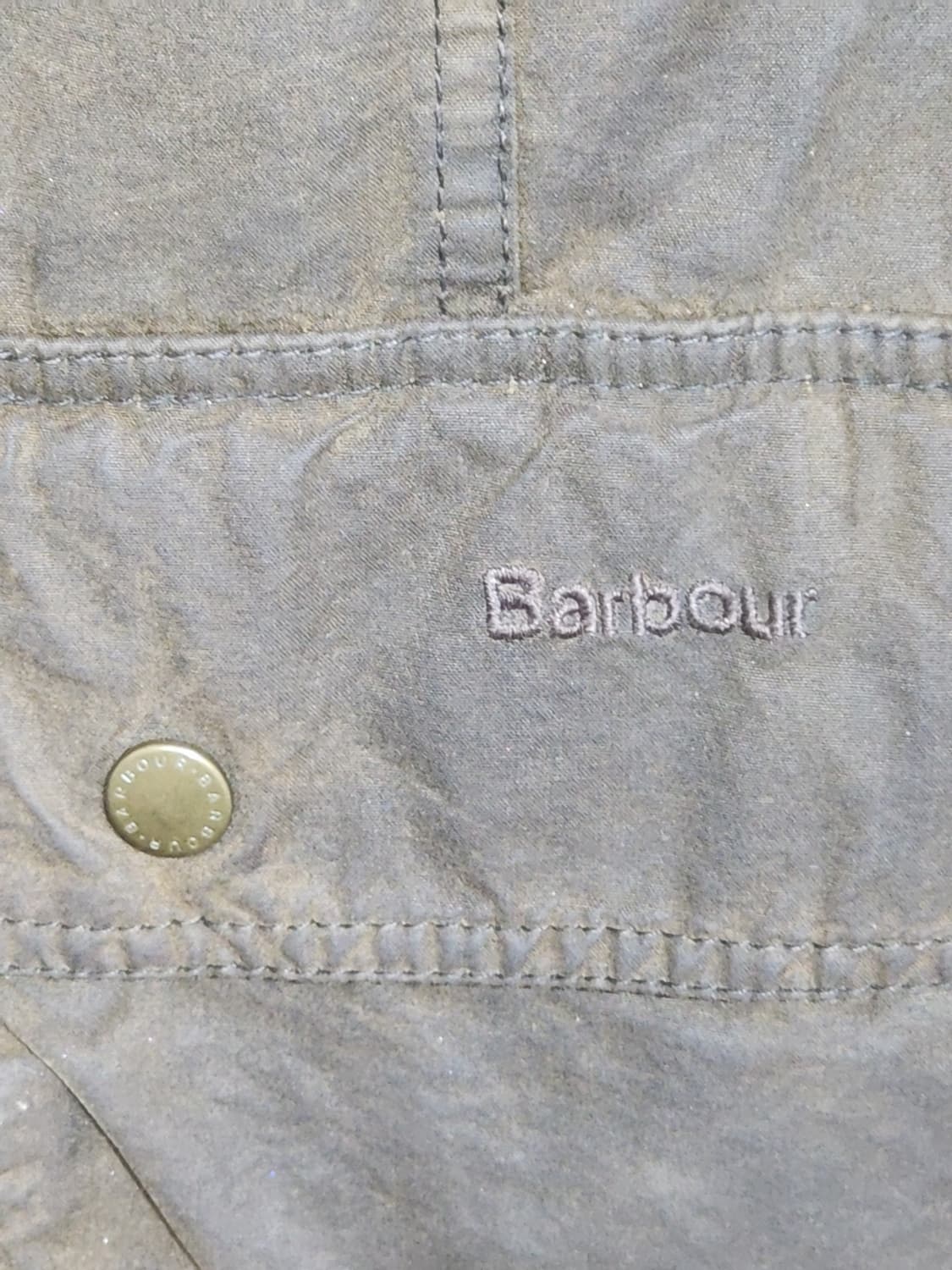 (M) 바버 왁스자켓 빈티지비드넬 왁싱점퍼 매장판  상품이미지5