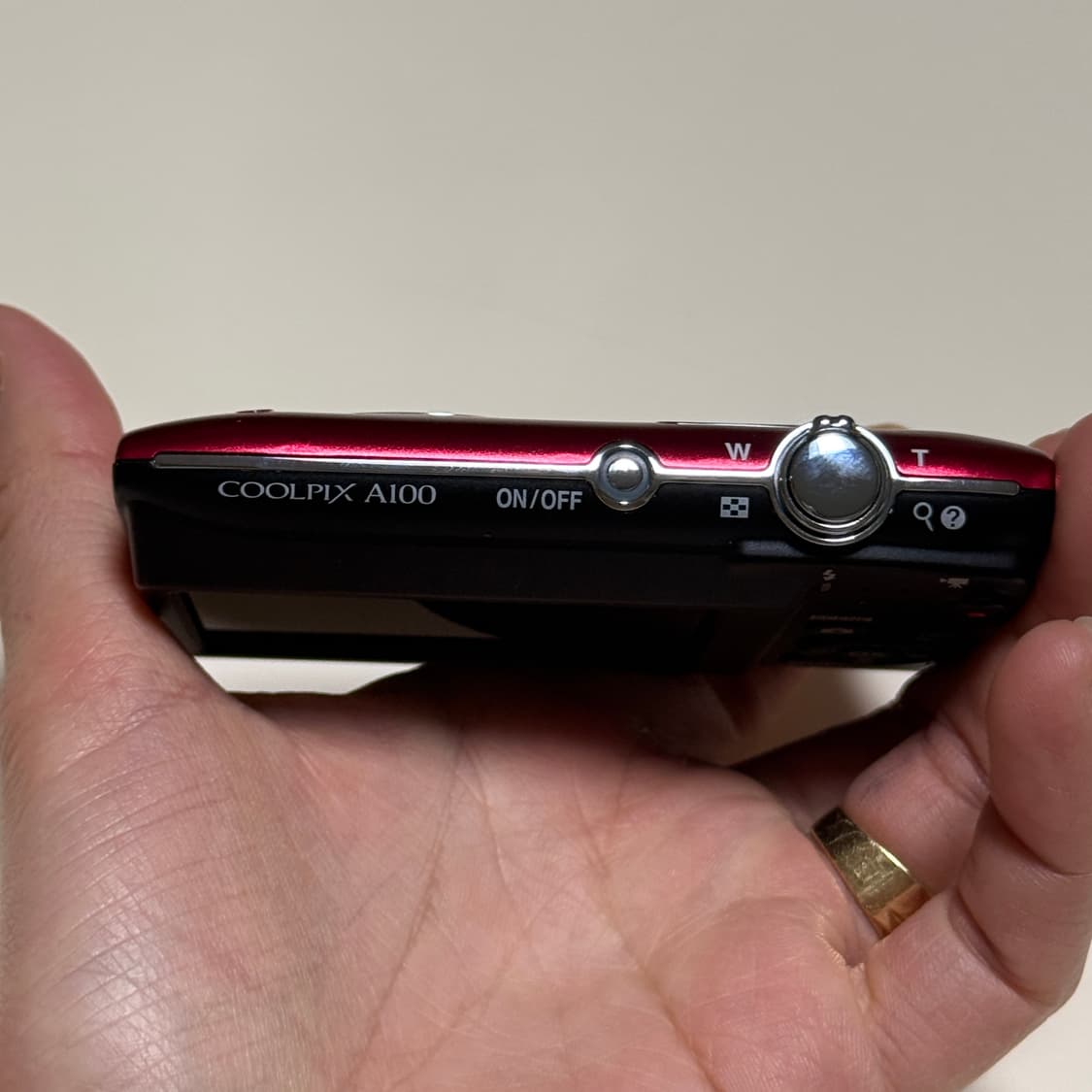 소프트포커스🫧 니콘 쿨픽스 A100 빈티지 디카 디지털카메라 레드 상품이미지3