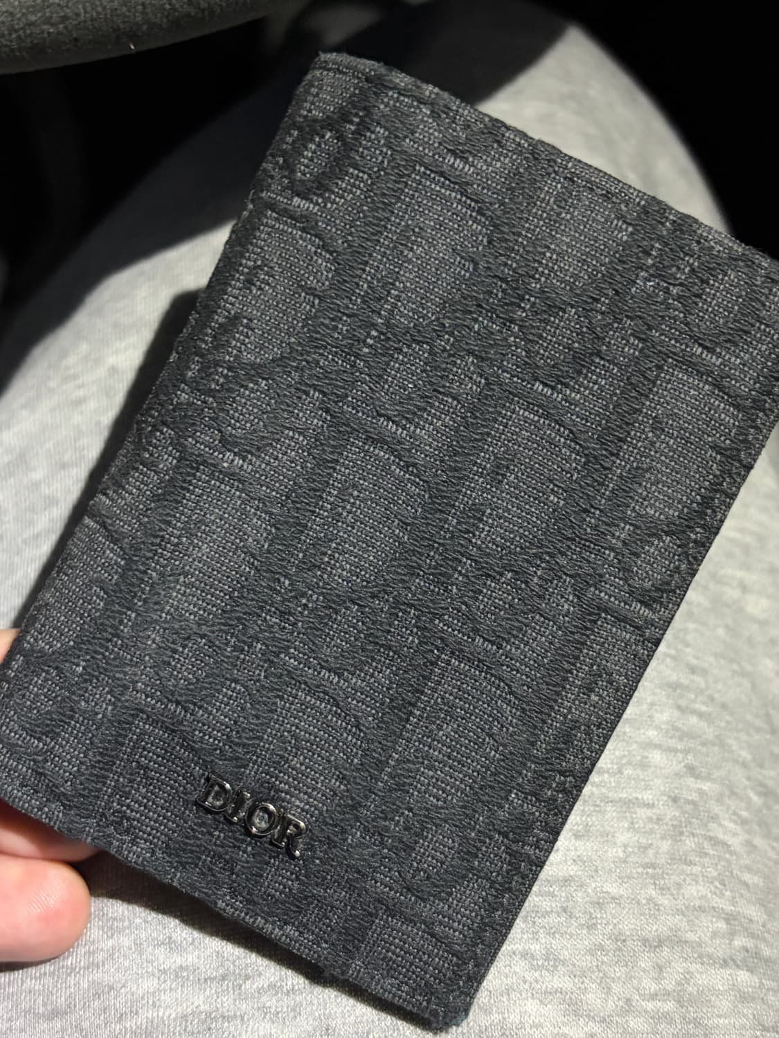 디올 오블리크 자카드 카드지갑 오거나이저 상품이미지1