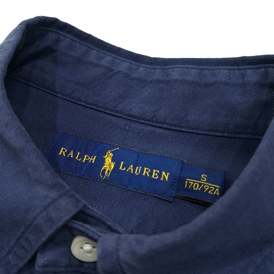 CK091 S 폴로 코튼 버튼다운 네이비 셔츠 남방 상품이미지3