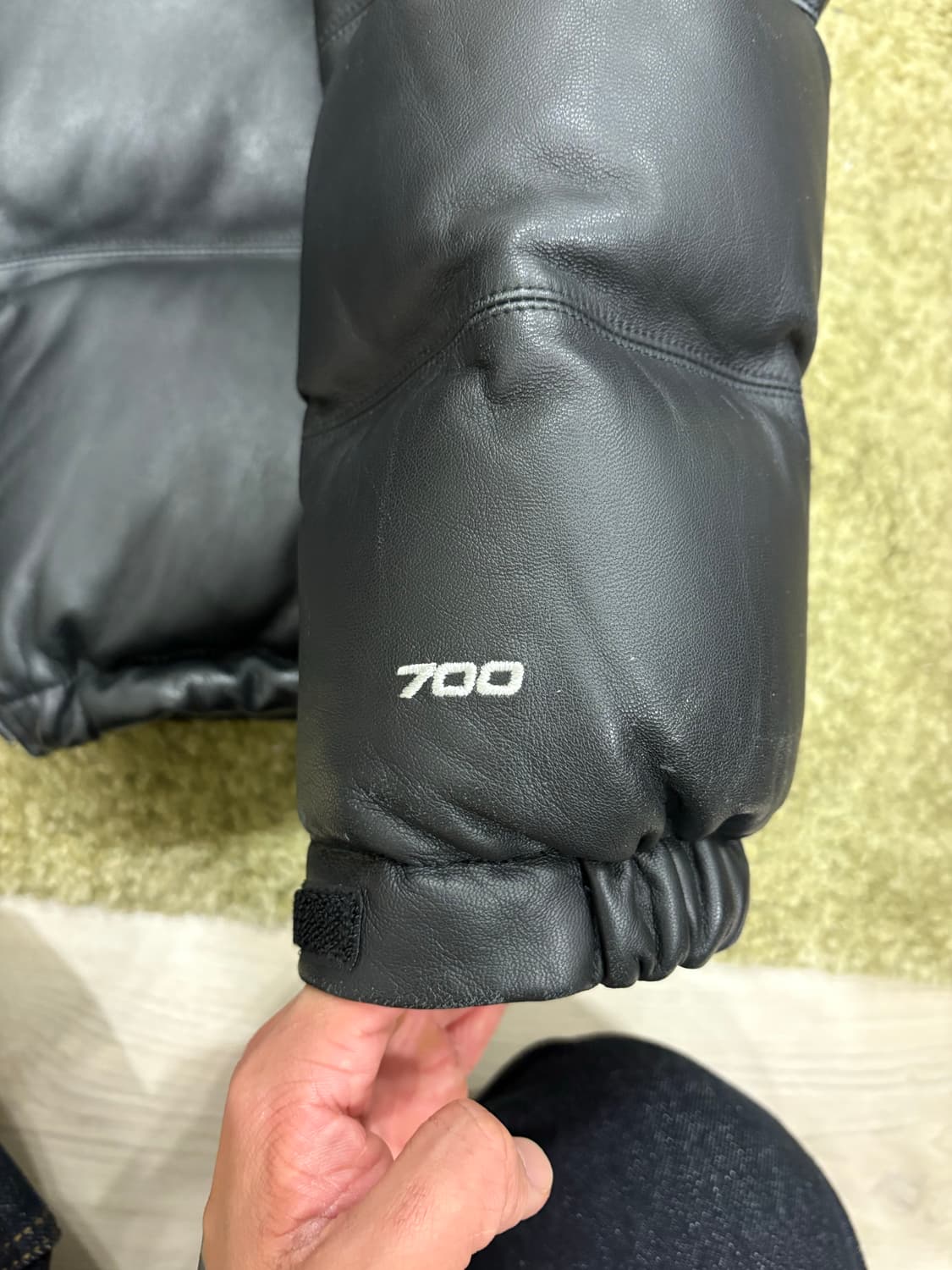 [M] 슈프림 노스페이스 레더 눕시 상품이미지6