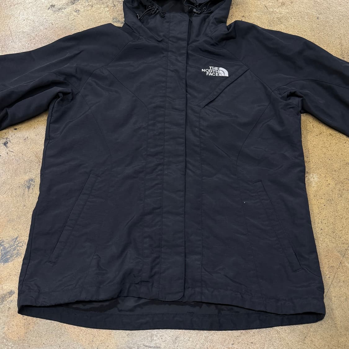 [정품/M] 노스페이스 블랙 바람막이 후드 자켓 b10 상품이미지3