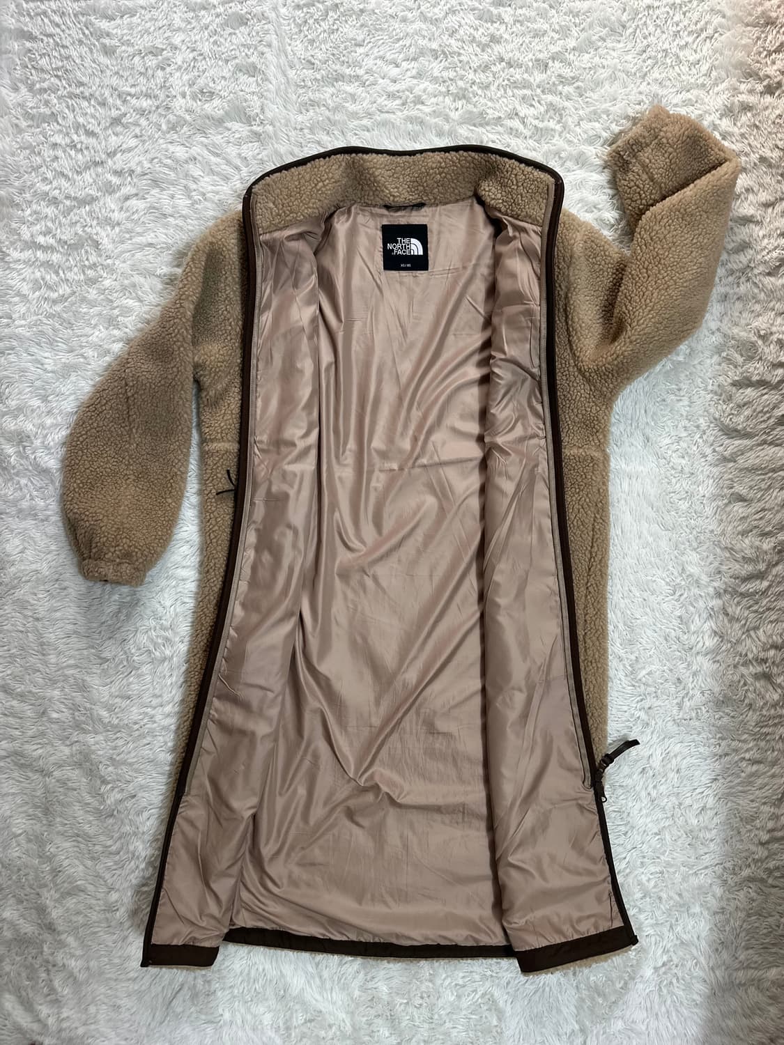 노스페이스 롱 플리스 코트 XS(85) 상품이미지5