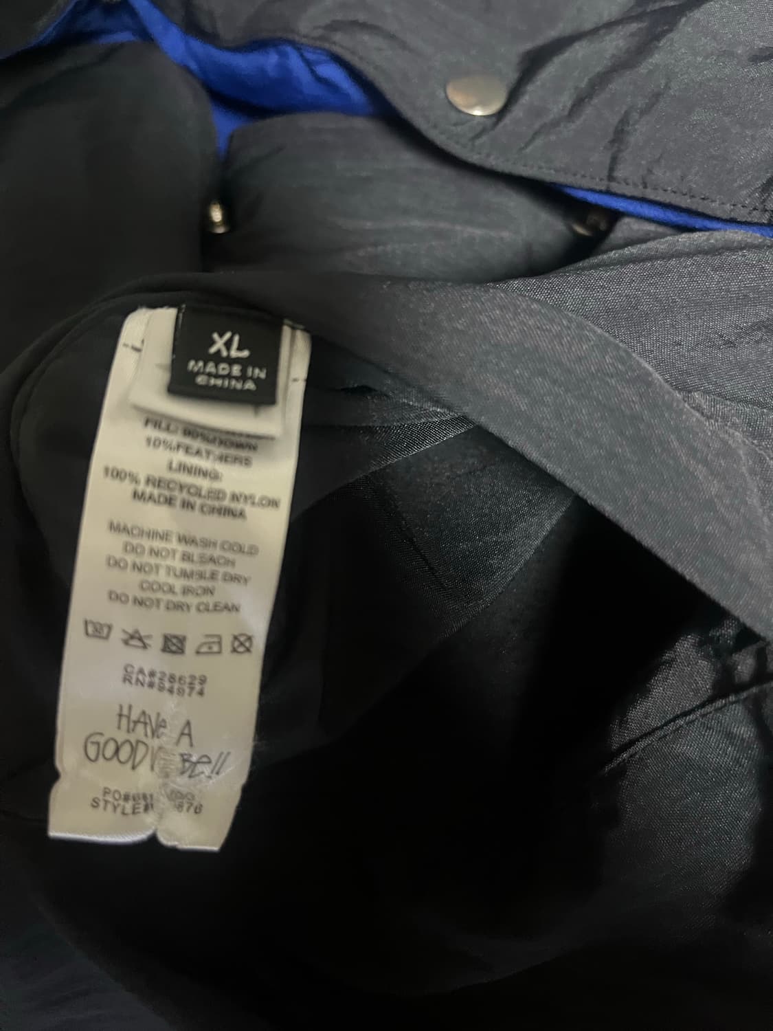 STUSSY 스투시 REV 다운 워크웨어 베스트 상품이미지3