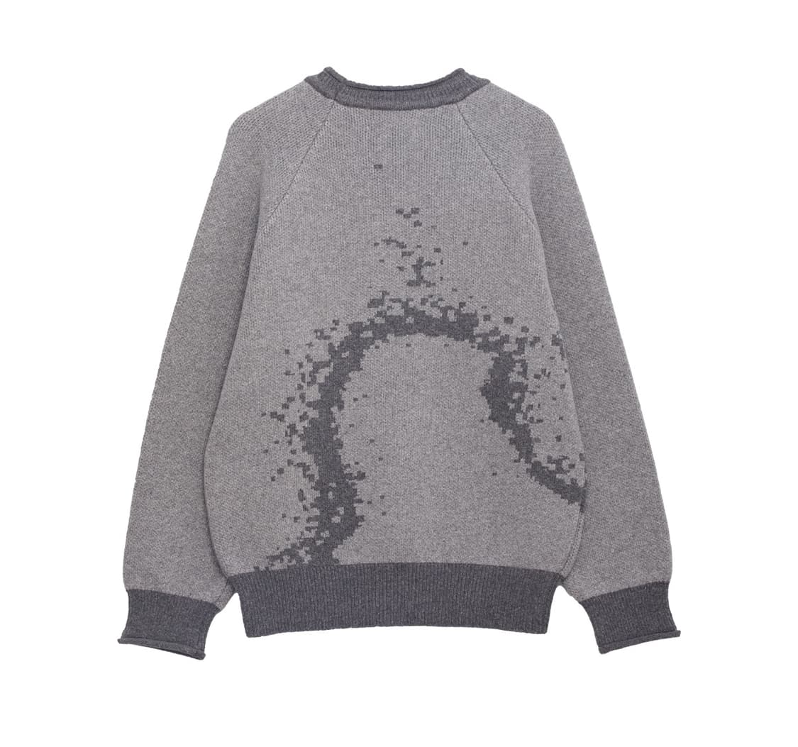 산산기어 니트 MOSAIC KNIT [GREY] 상품이미지2