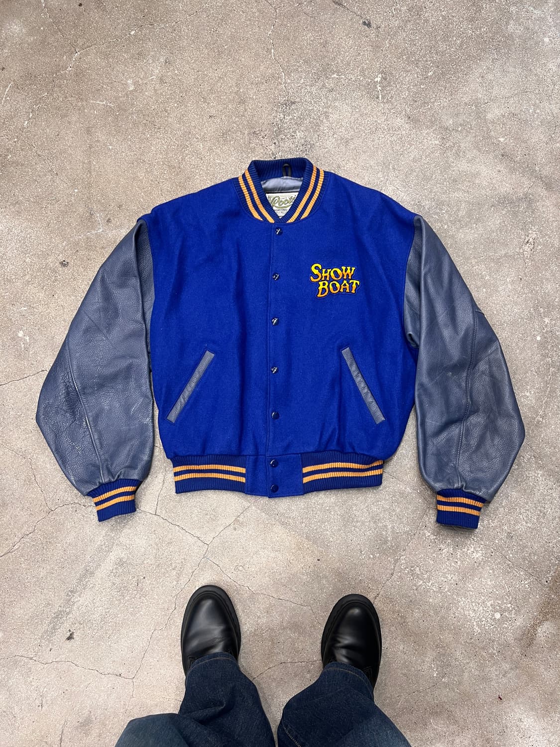 90‘s Show Boat Roots 바시티 자켓 상품이미지1