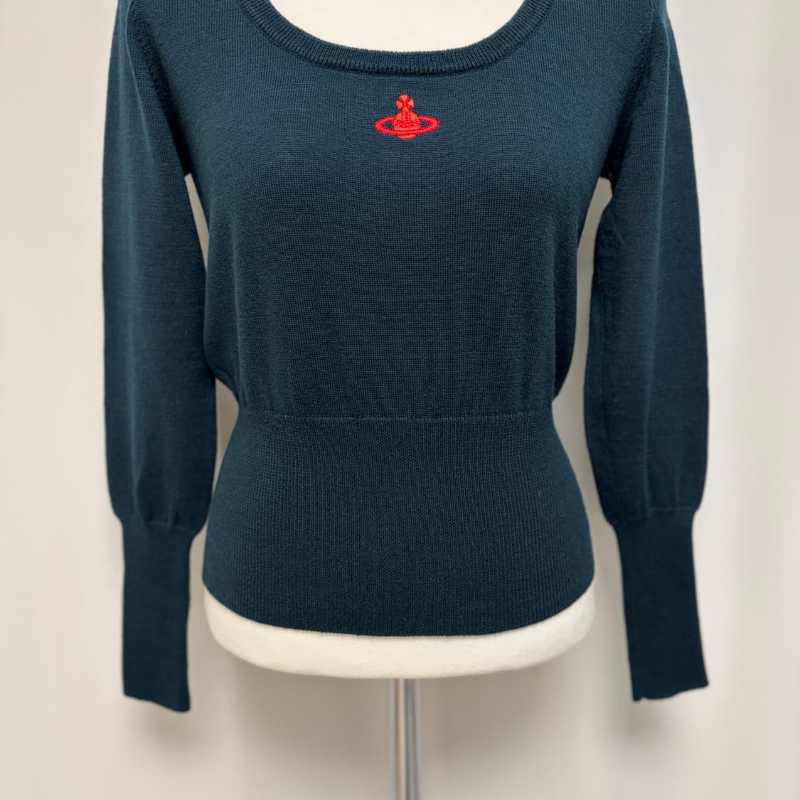 비비안웨스트우드 유넥 울 니트 딥그린 상품이미지6