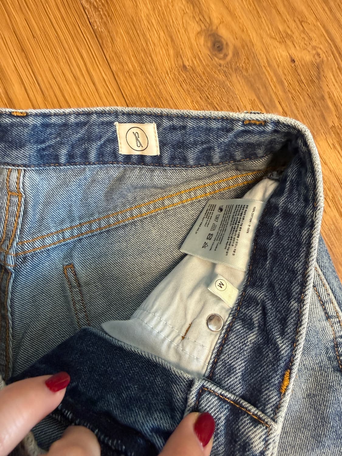 새상품 )식스앤어하프 진청데님 상품이미지3