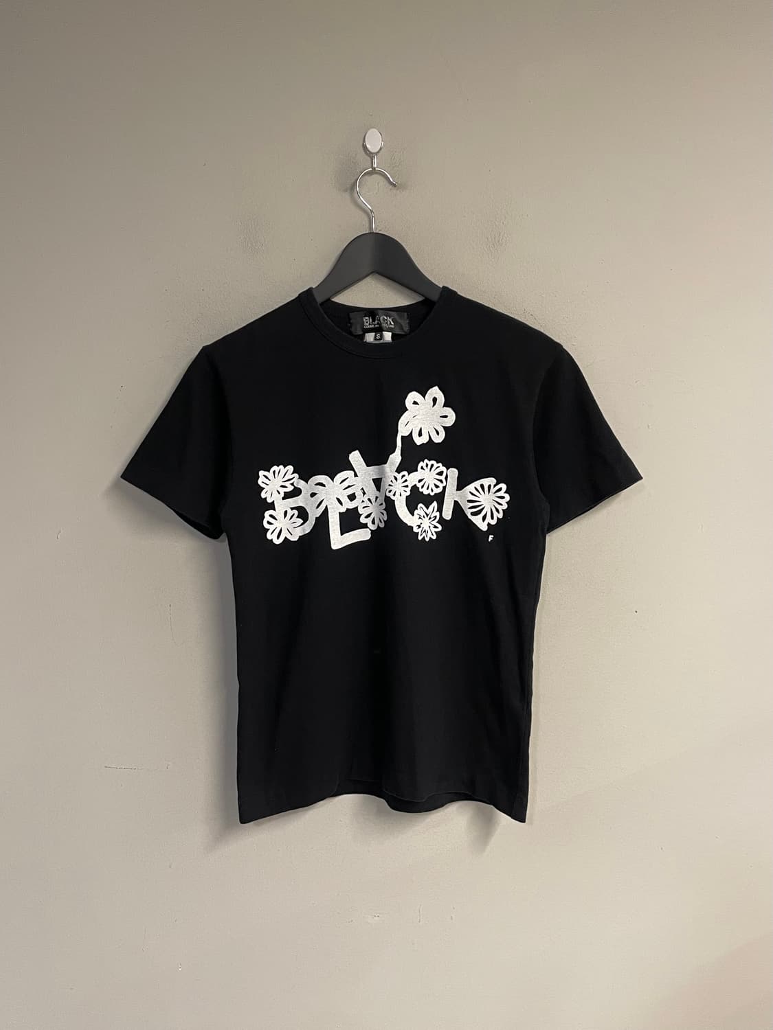 BLACK Comme des Garcons flower t-shirt  상품이미지1