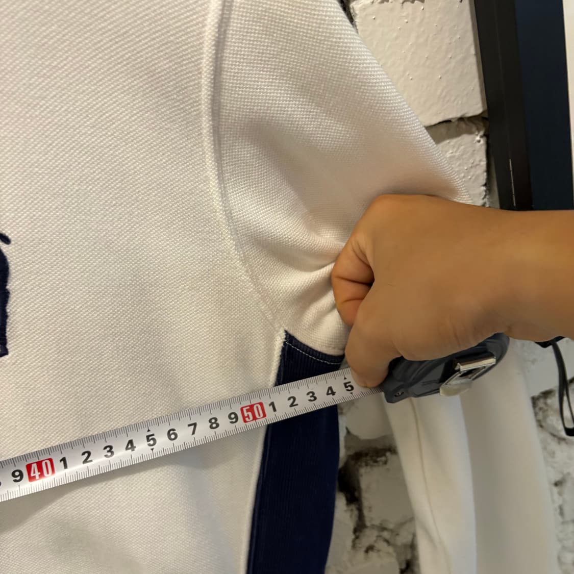 00‘s 폴로 빅포니 화이트 져지 상품이미지8