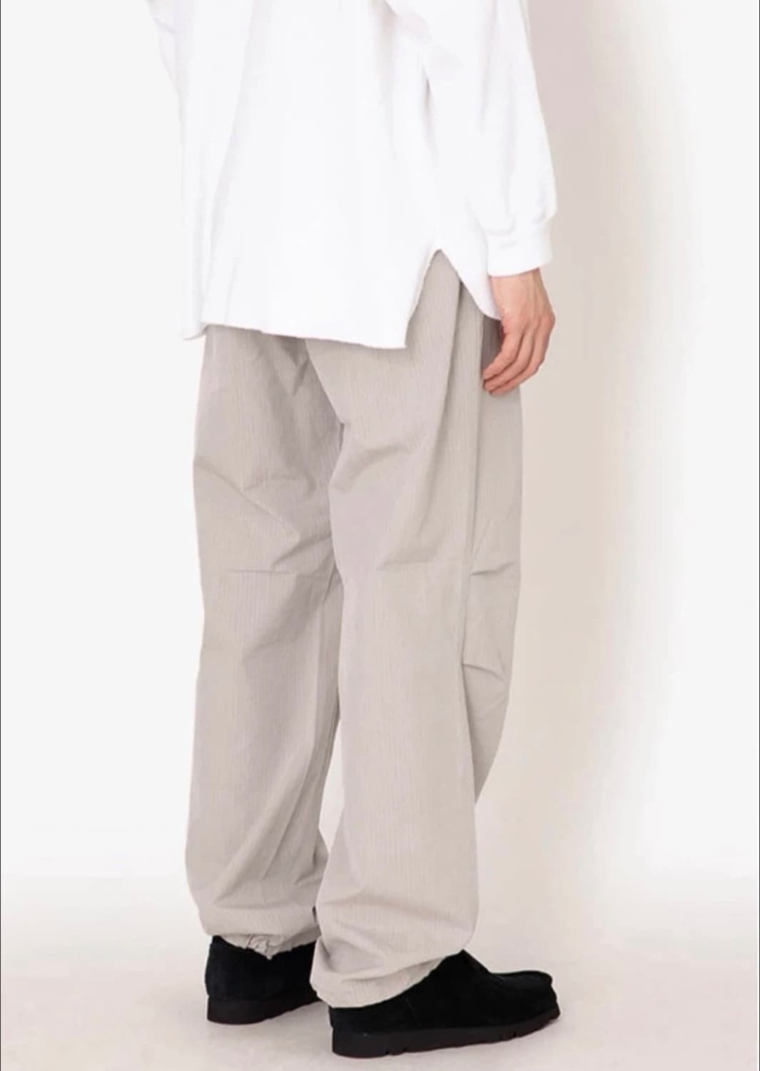 AURALEE 오라리 워시드 핀스 립스 탑 샴브레이 필드 팬츠 WASHE 상품이미지2